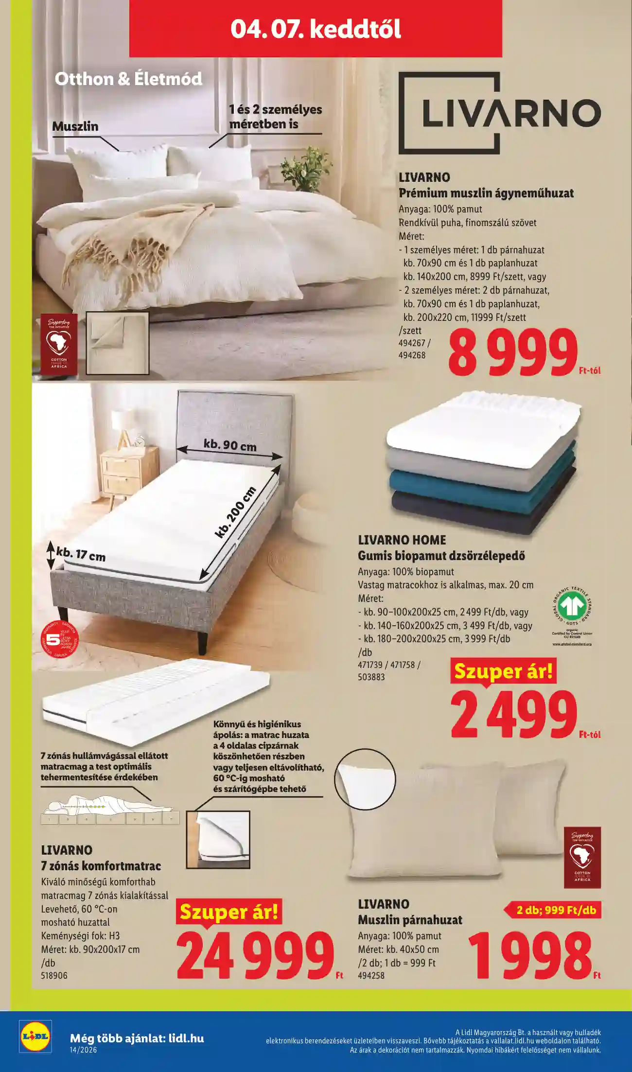 Lidl akciós újság 14. hét (Érvényes 04.01-től) (15 oldal)