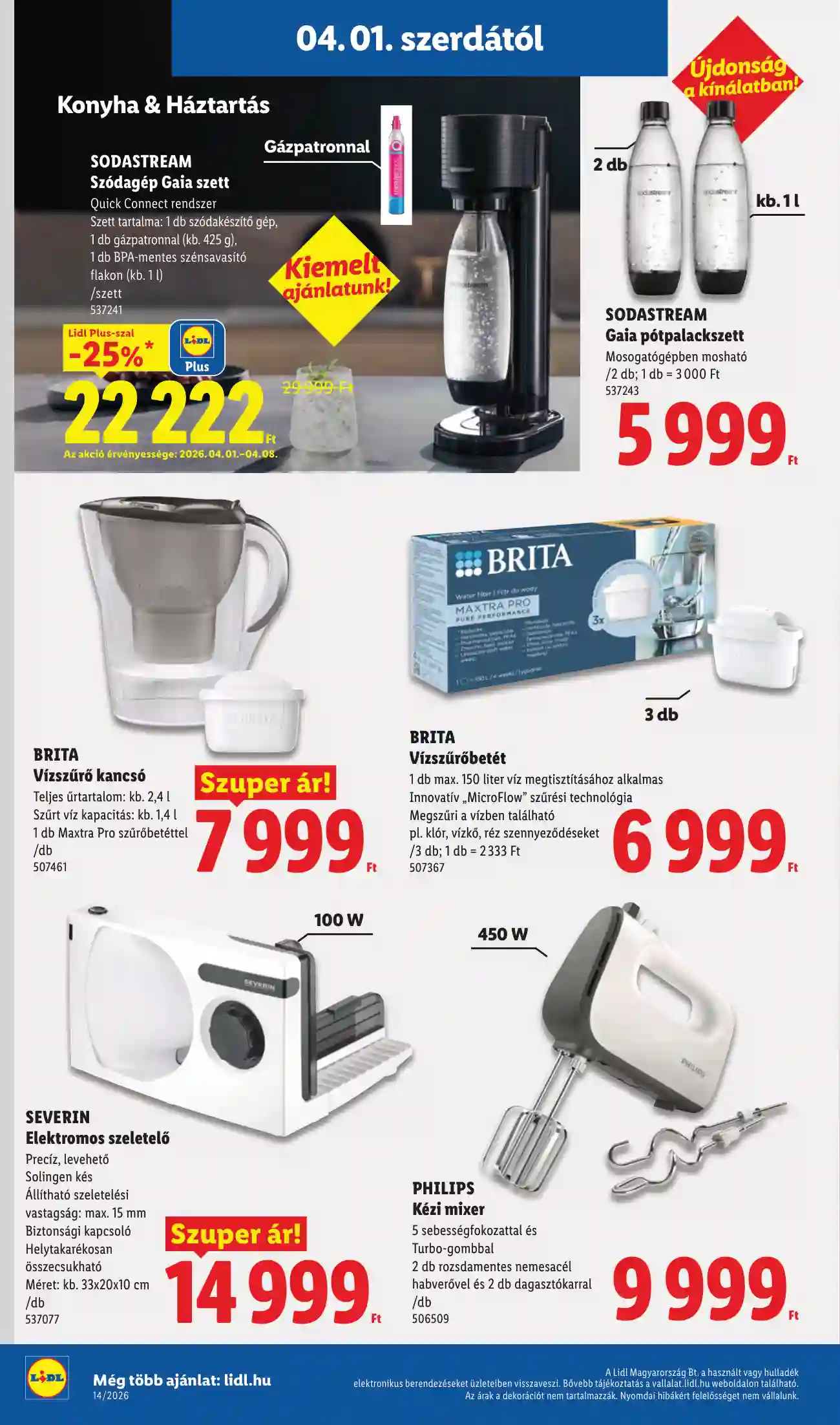 Lidl akciós újság 14. hét (Érvényes 04.01-től) (22 oldal)