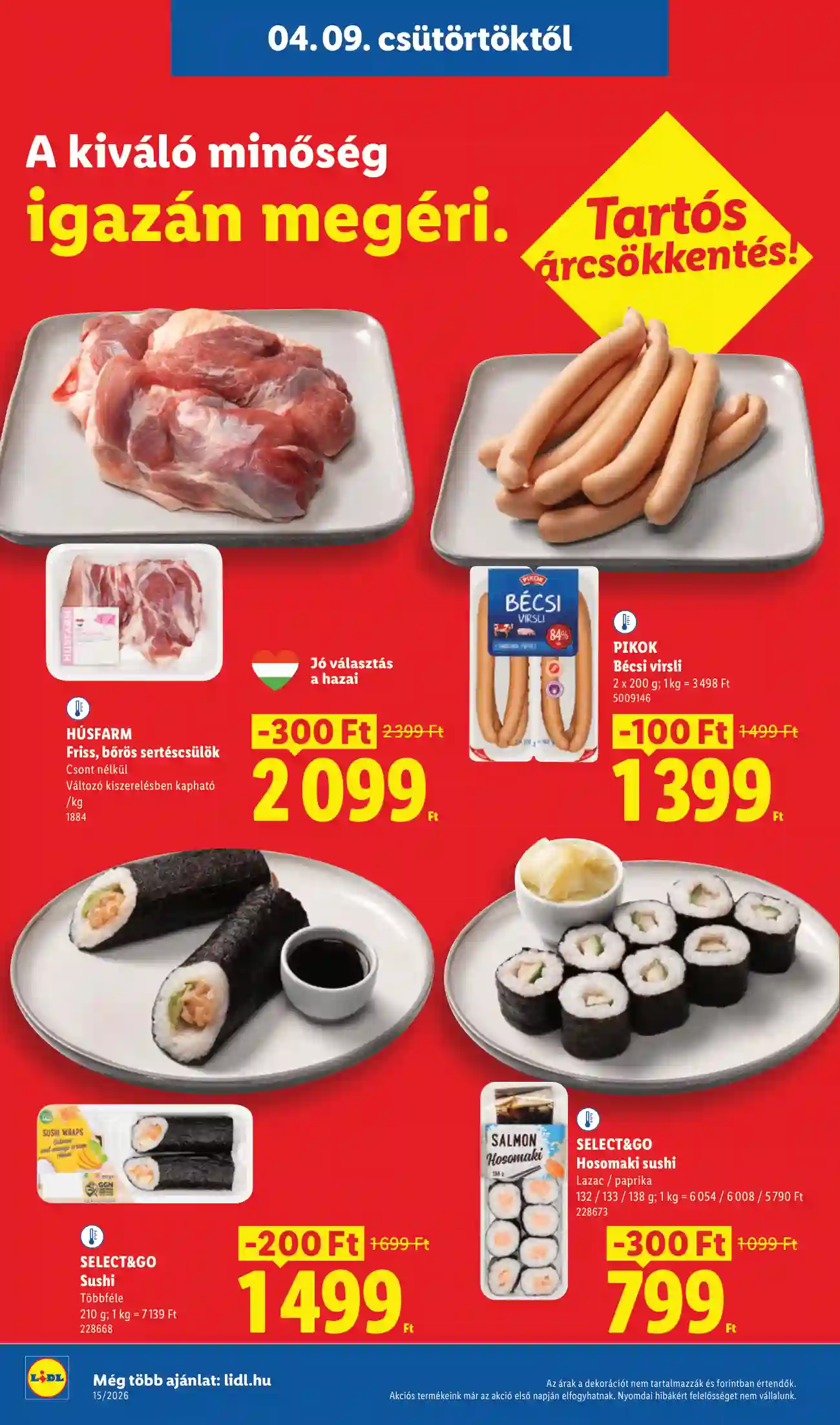 Lidl akciós újság 15. hét (Érvényes 04.09-től) (2 oldal)