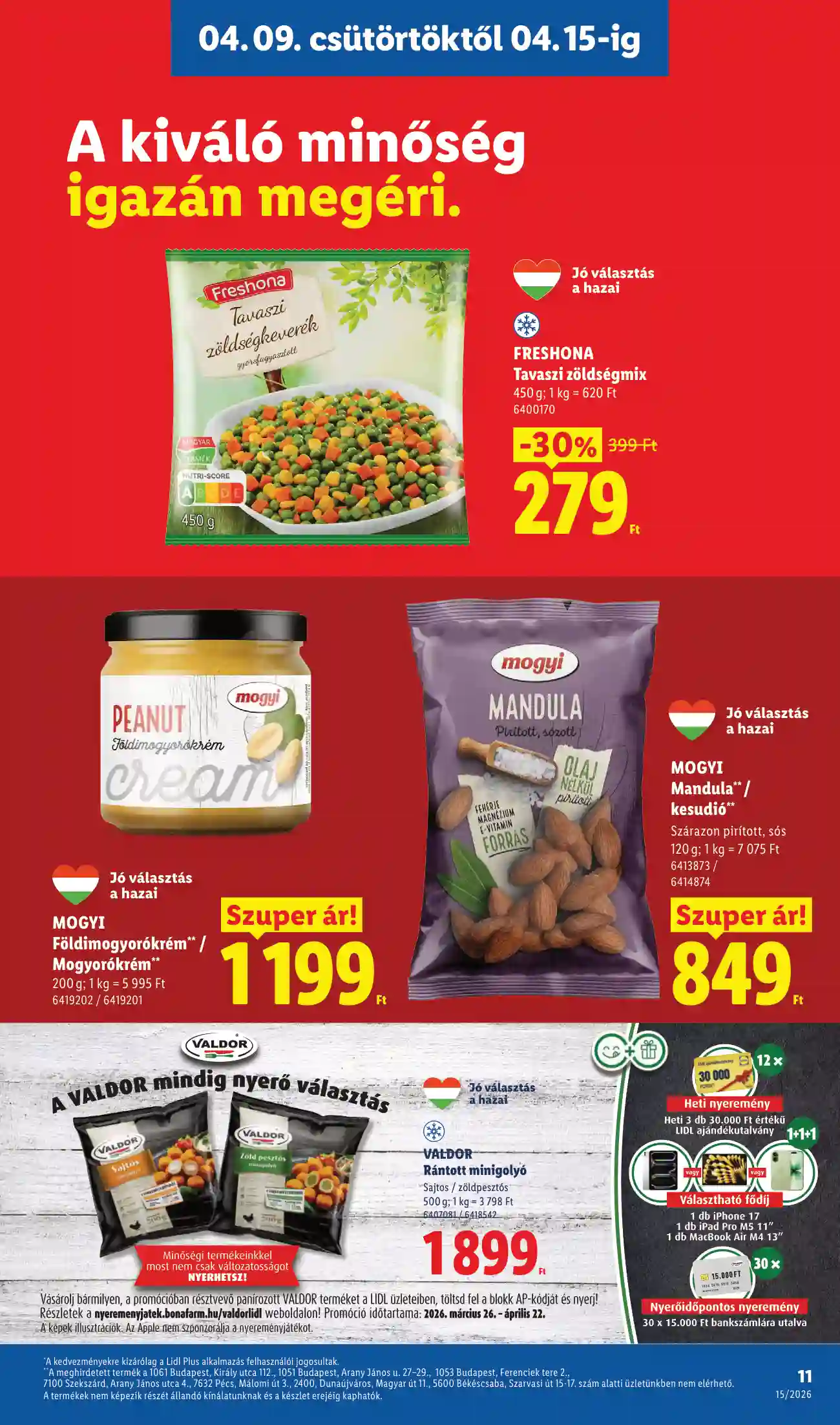 Lidl akciós újság 15. hét (Érvényes 04.09-től) (3 oldal)