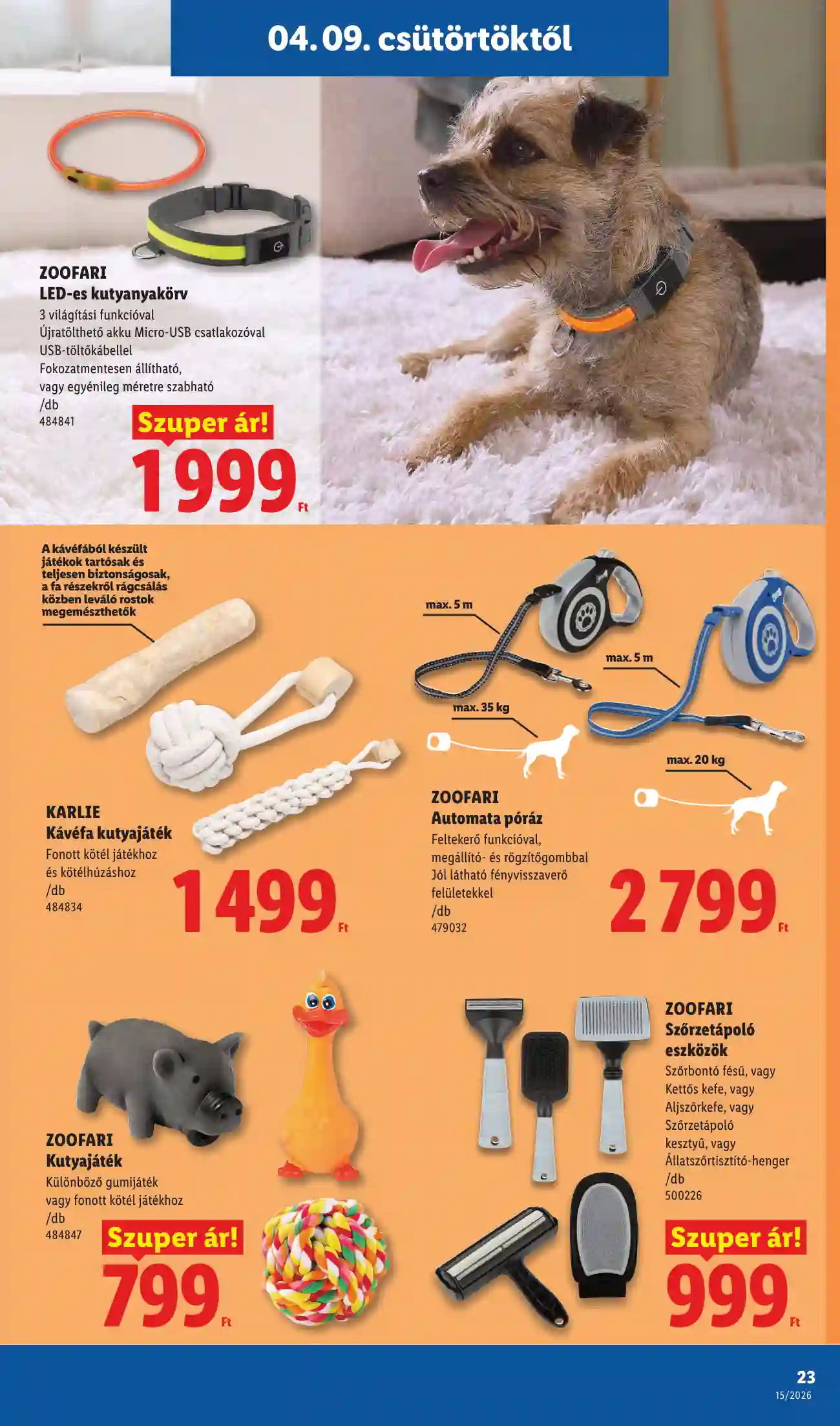Lidl akciós újság 15. hét (Érvényes 04.09-től) (16 oldal)