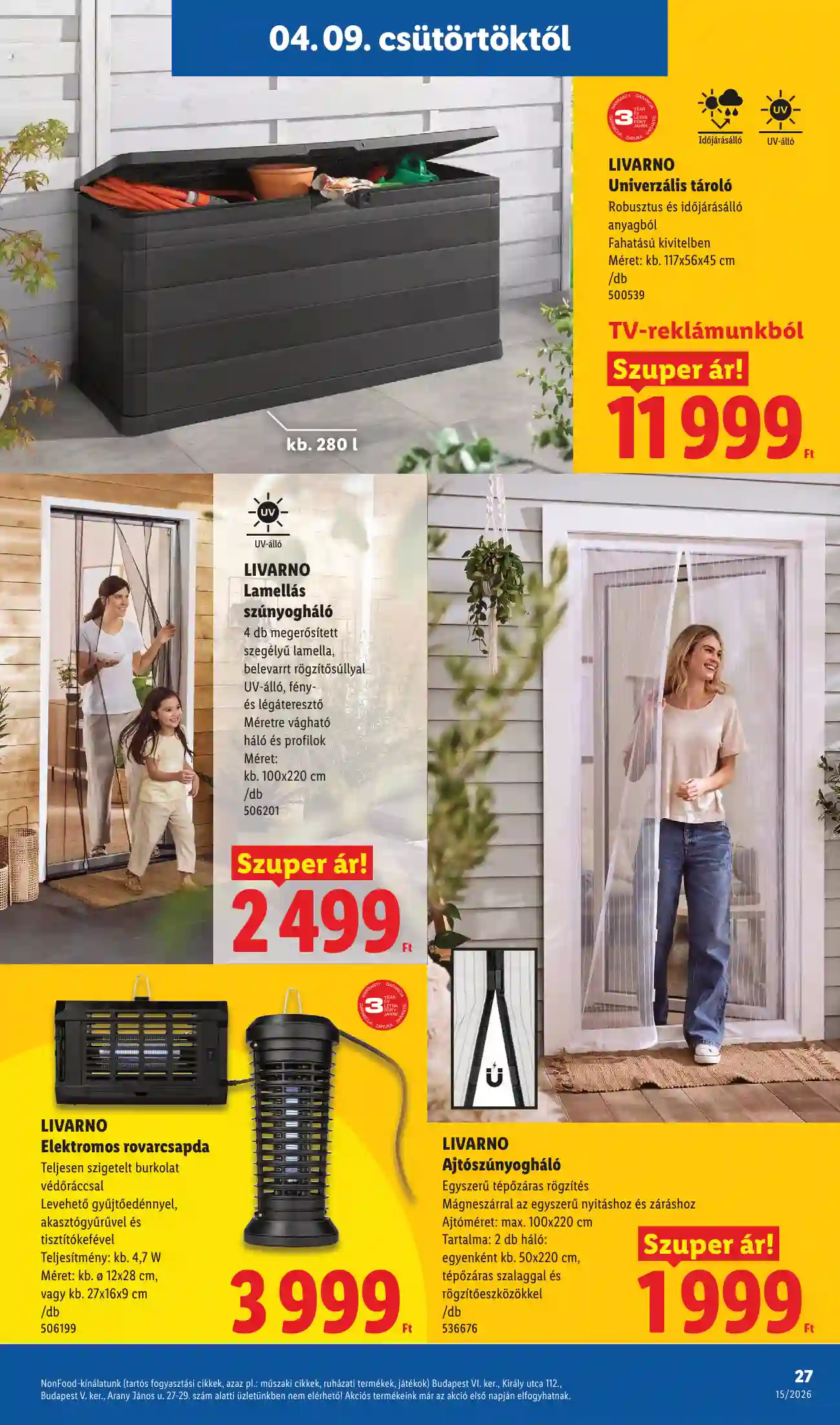 Lidl akciós újság 15. hét (Érvényes 04.09-től) (20 oldal)
