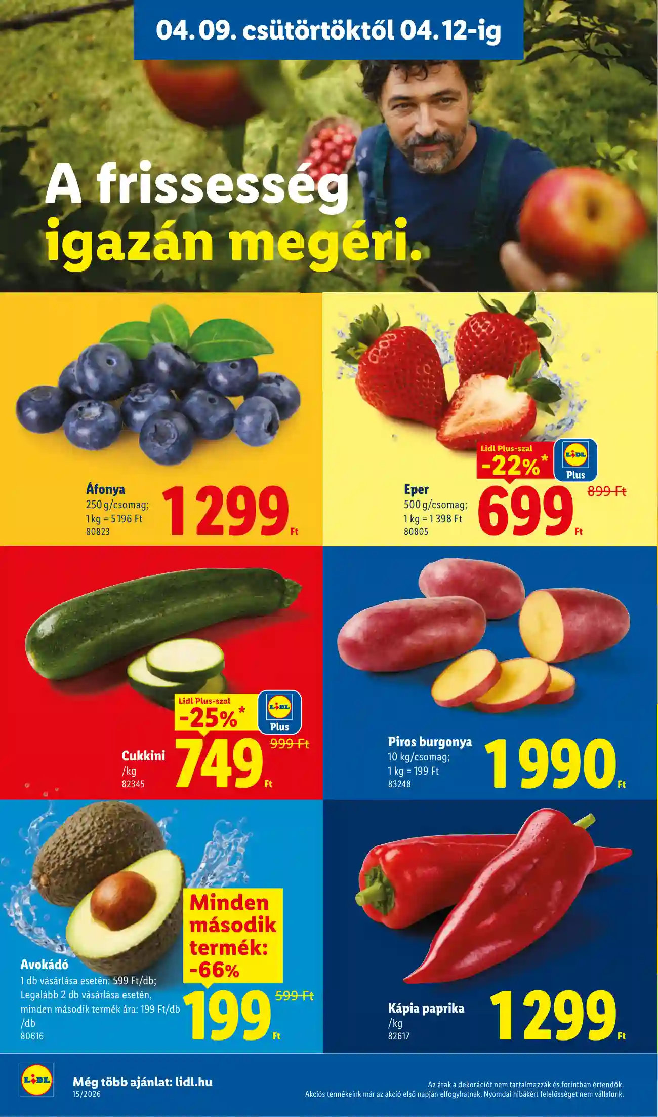 Lidl akciós újság 15. hét (Érvényes 04.09-től) (24 oldal)