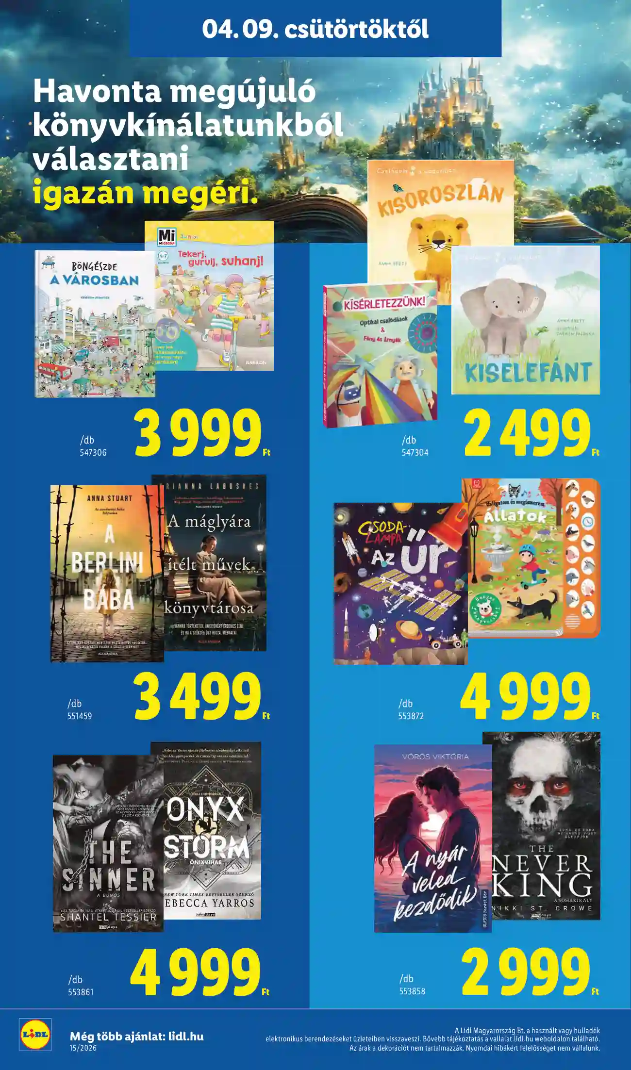 Lidl akciós újság 15. hét (Érvényes 04.09-től) (26 oldal)