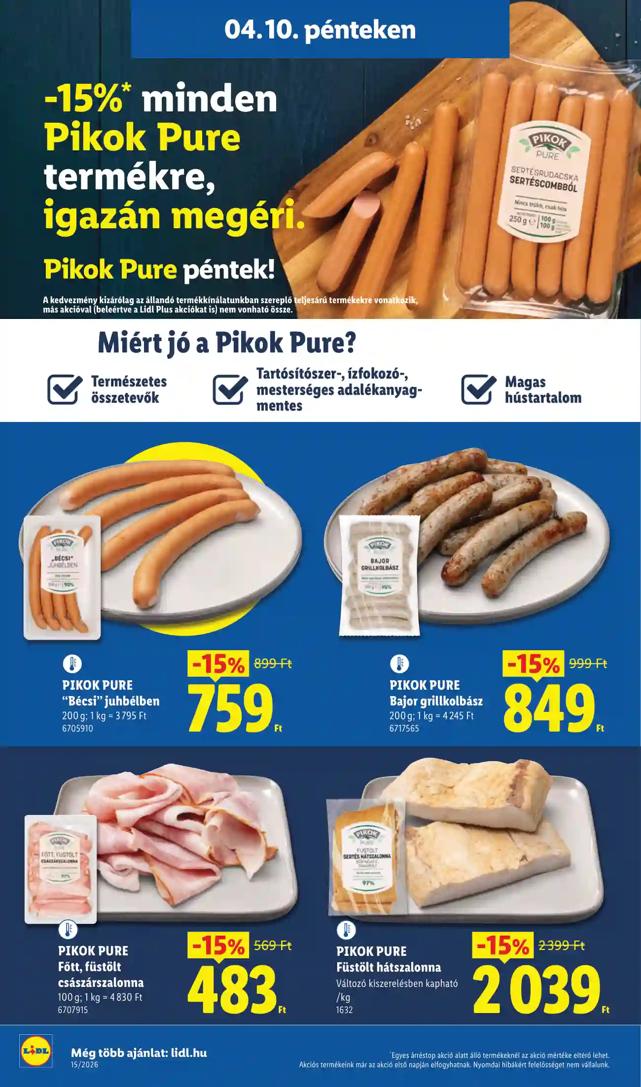 Lidl akciós újság 15. hét (Érvényes 04.09-től) (30 oldal)