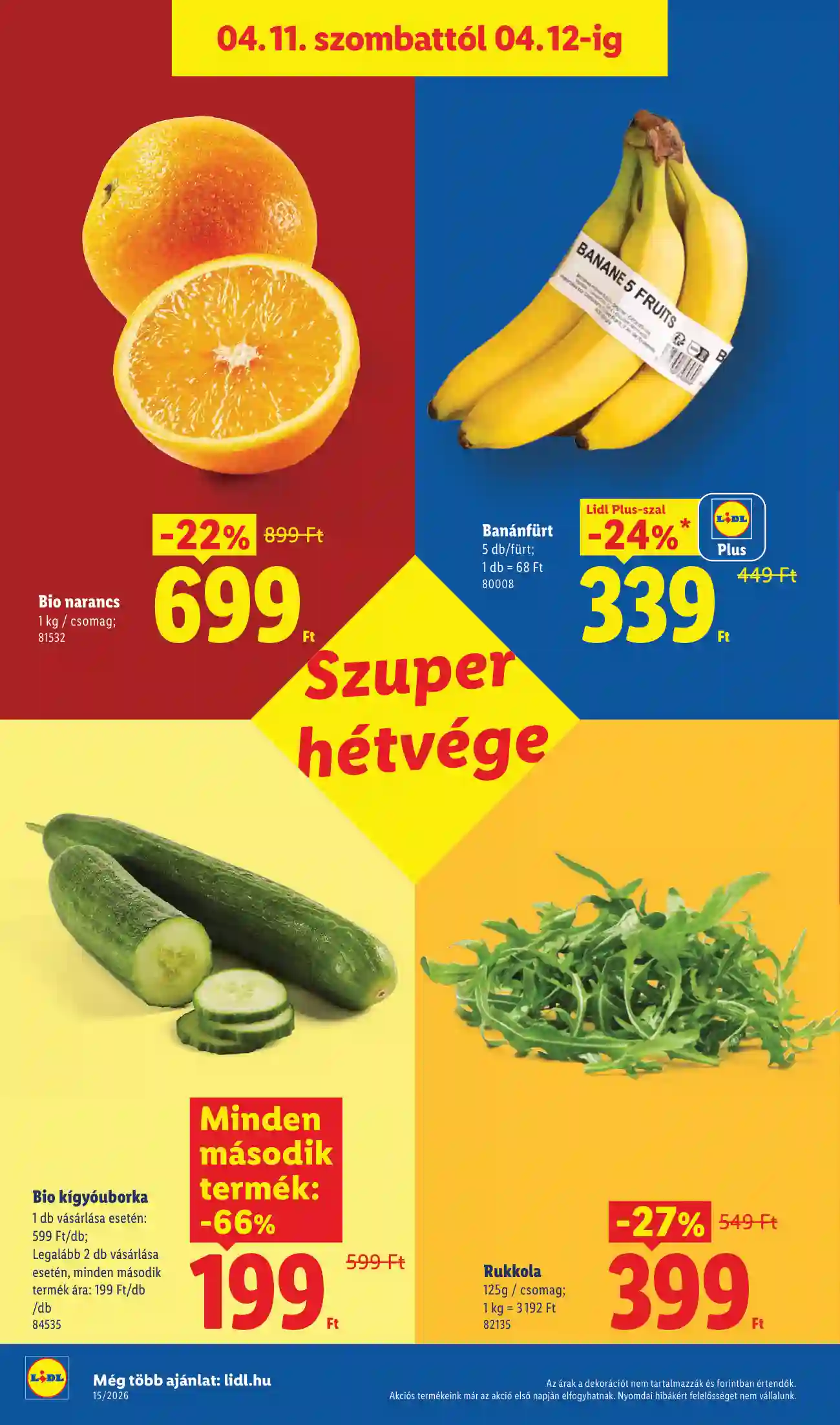 Lidl akciós újság 15. hét (Érvényes 04.09-től) (32 oldal)
