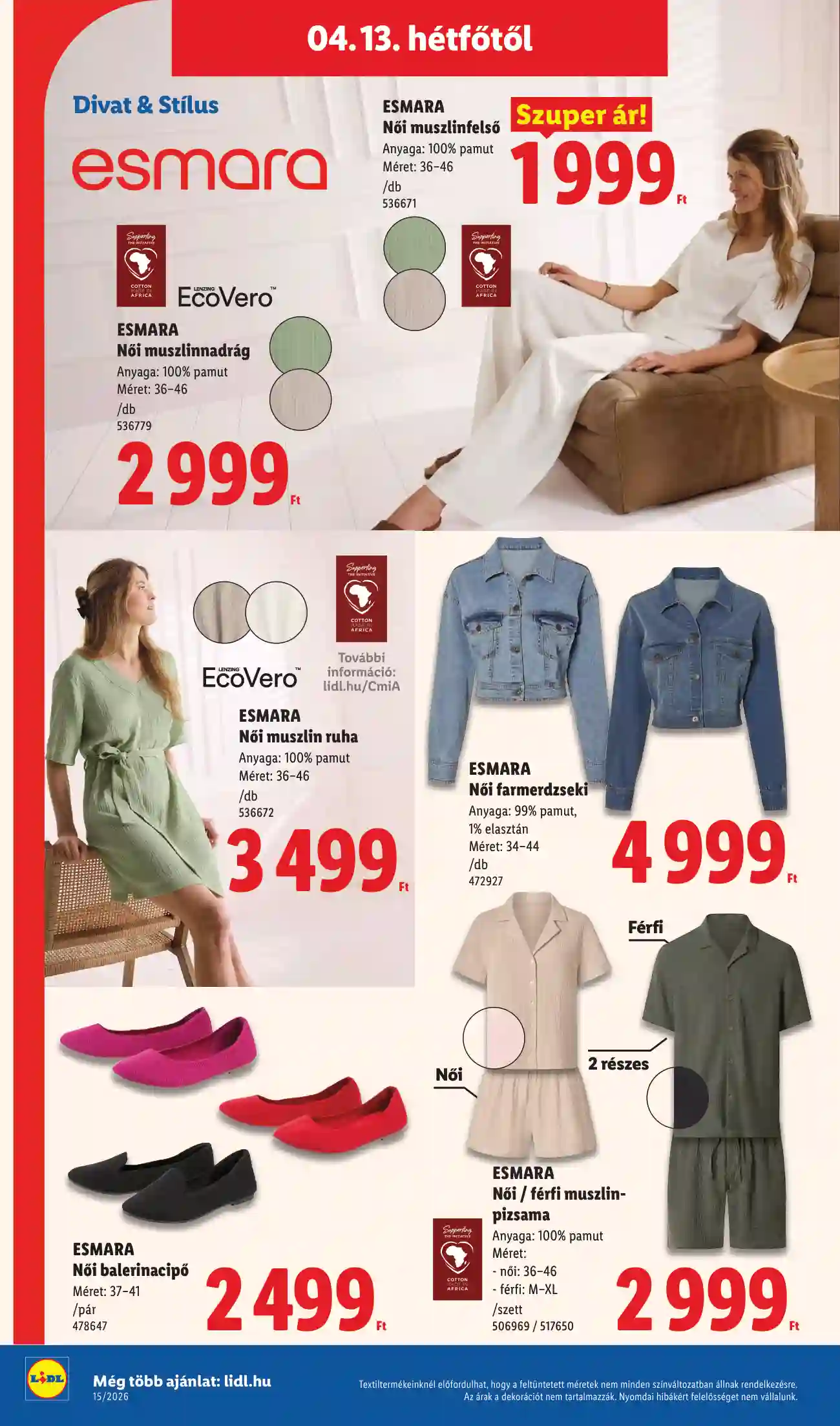 Lidl akciós újság 15. hét (Érvényes 04.09-től) (45 oldal)