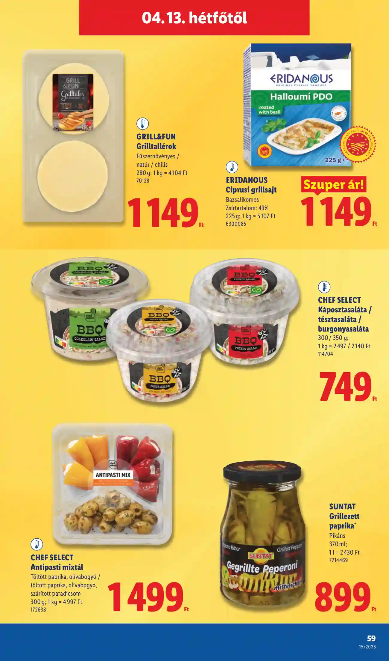 Lidl akciós újság 15. hét (Érvényes 04.09-től) (55 oldal)