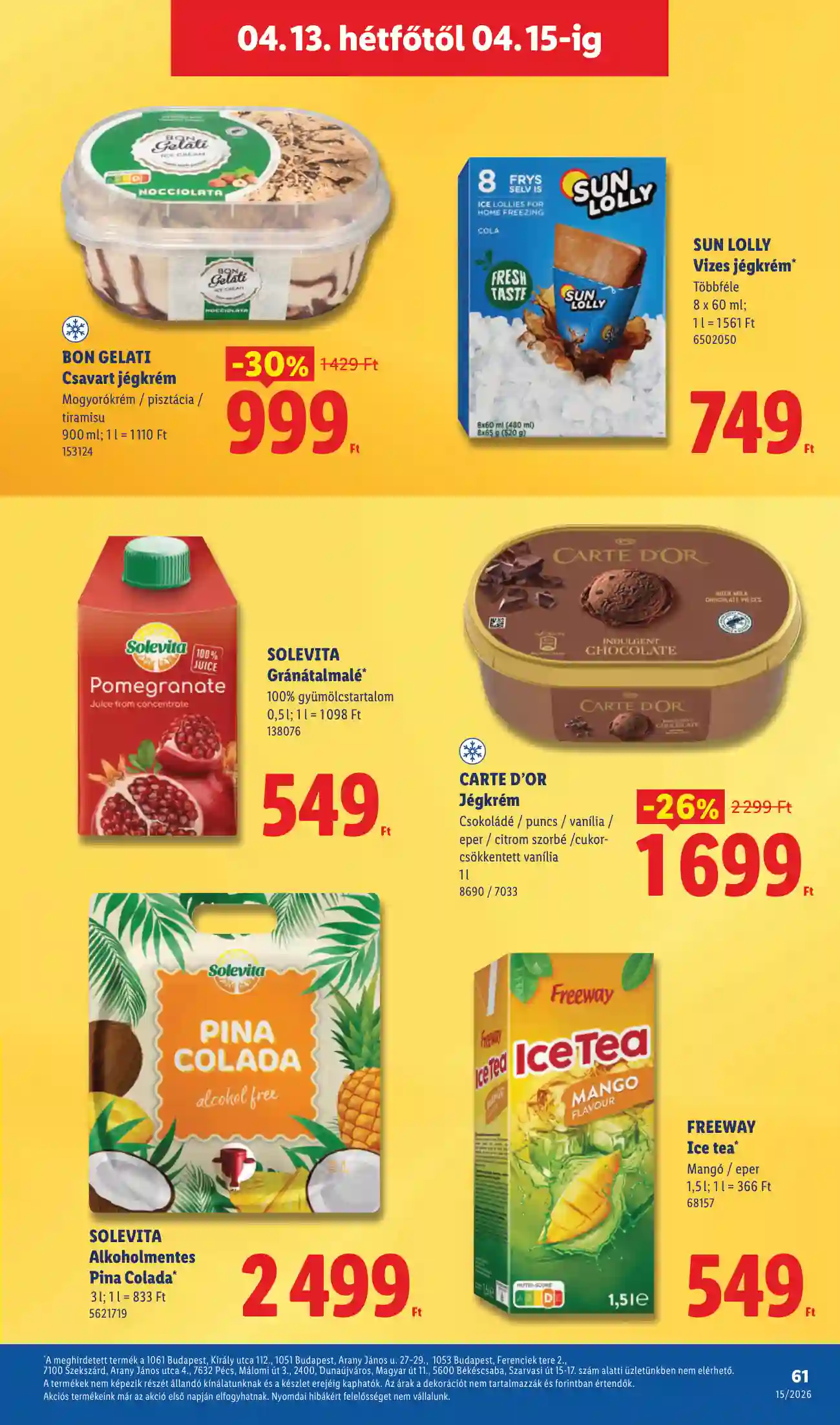Lidl akciós újság 15. hét (Érvényes 04.09-től) (58 oldal)