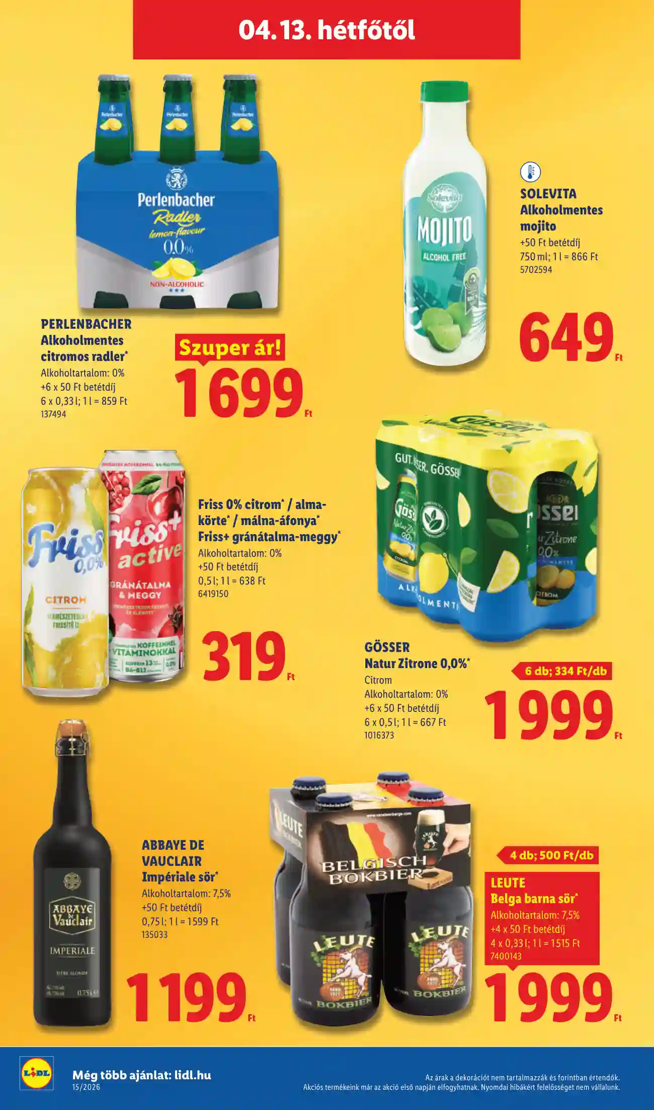 Lidl akciós újság 15. hét (Érvényes 04.09-től) (59 oldal)