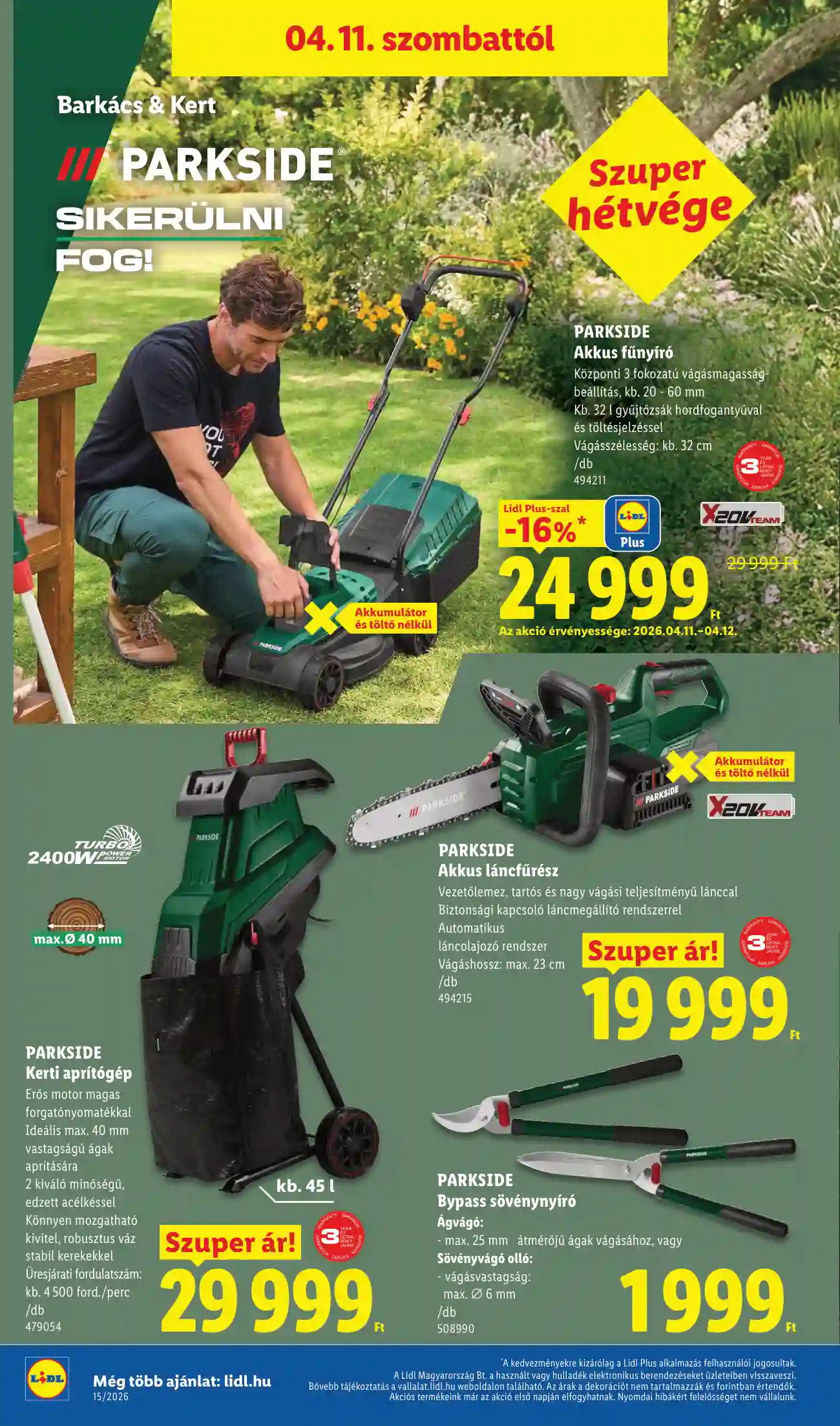 Lidl akciós újság 15. hét (Érvényes 04.09-től) (8 oldal)