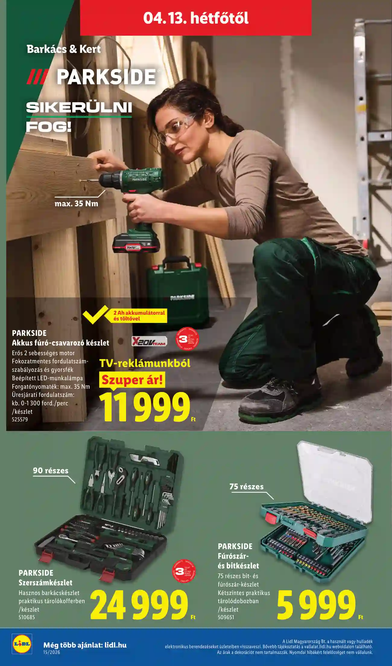 Lidl akciós újság 15. hét (Érvényes 04.09-től) (10 oldal)