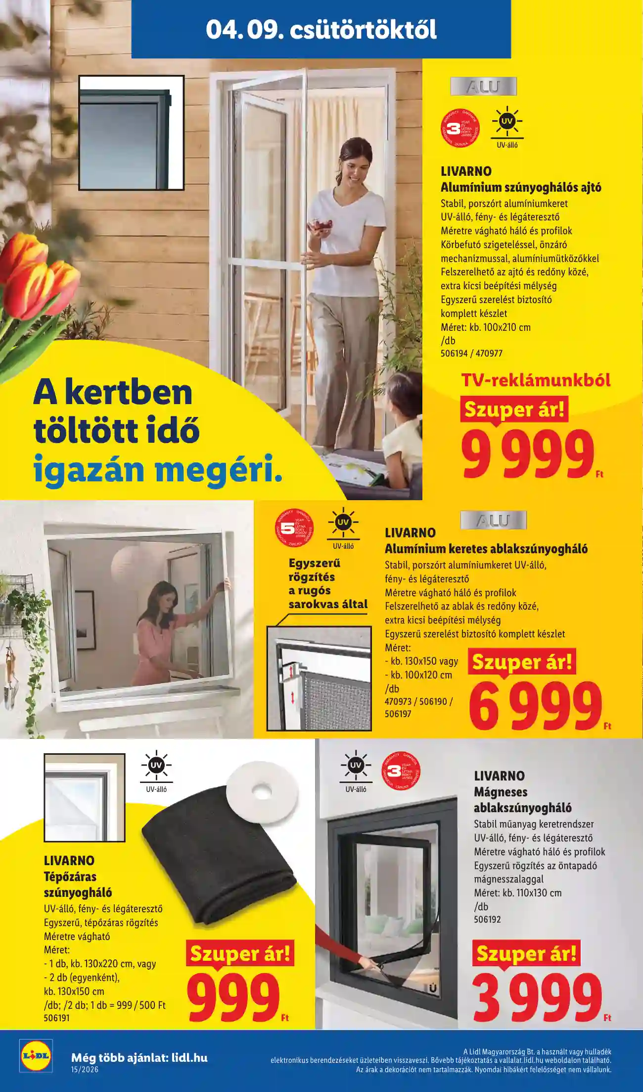 Lidl akciós újság 15. hét (Érvényes 04.09-től) (26 oldal)