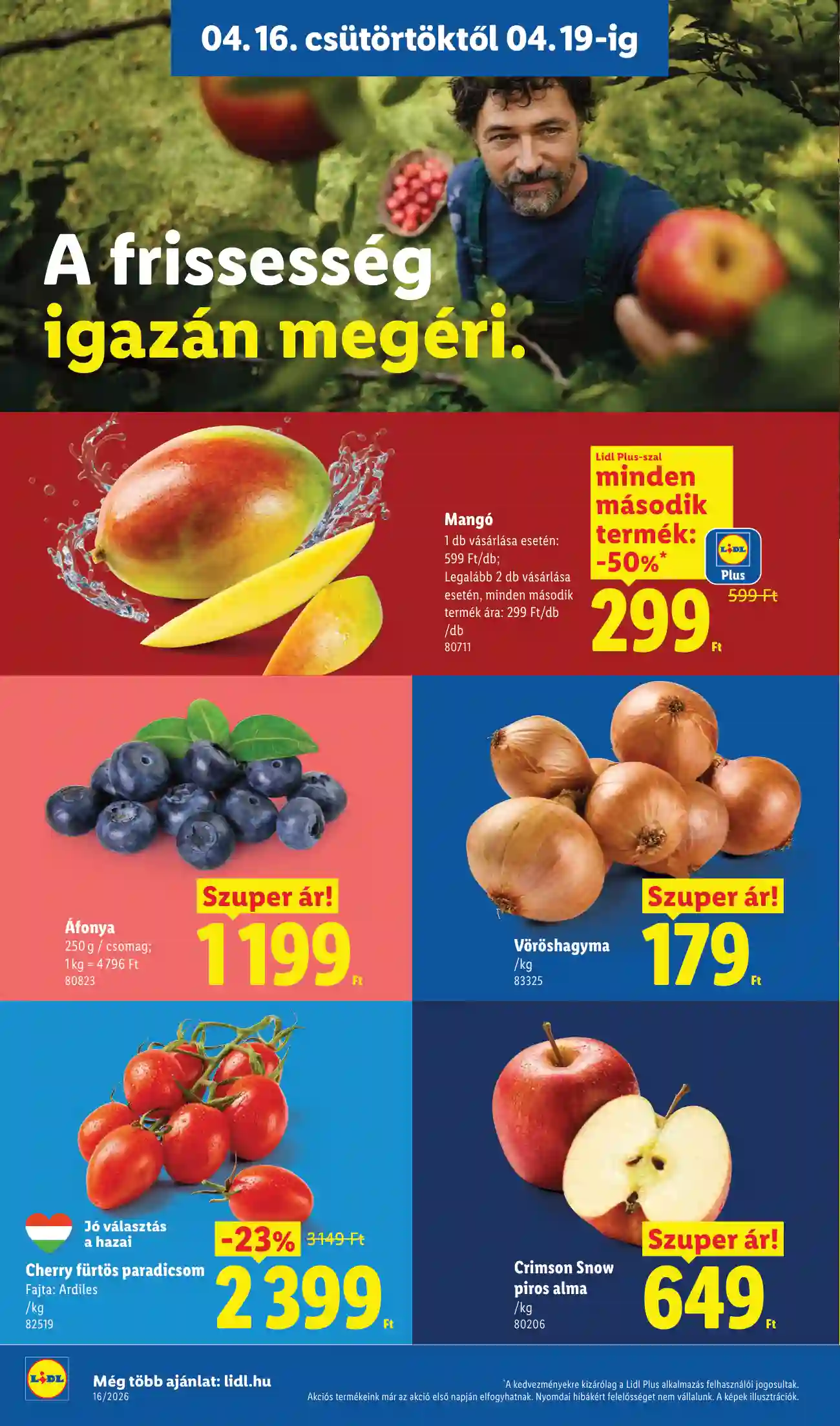 Lidl akciós újság 16. hét (Érvényes 04.16-tól) (2 oldal)