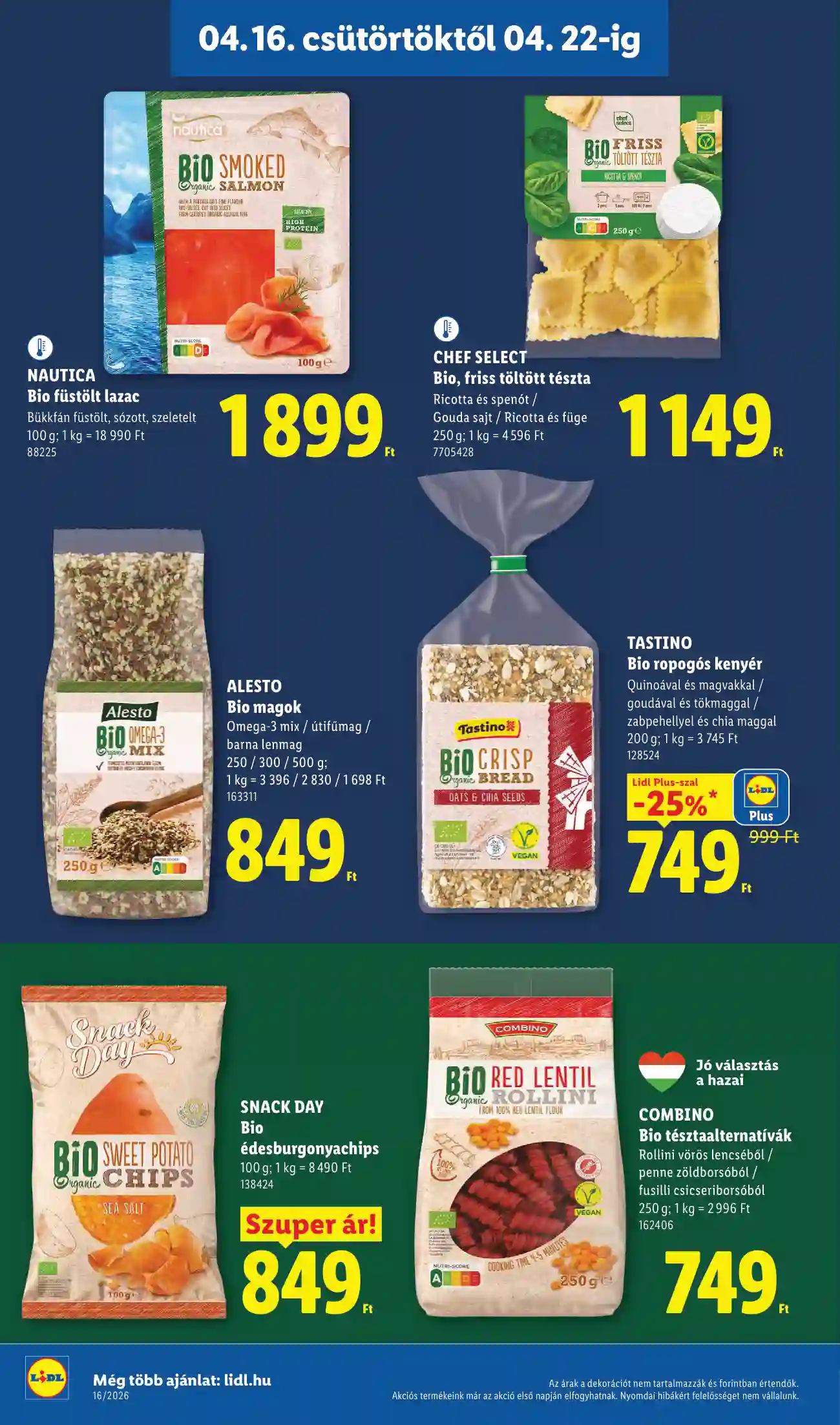 Lidl akciós újság 16. hét (Érvényes 04.16-tól) (8 oldal)