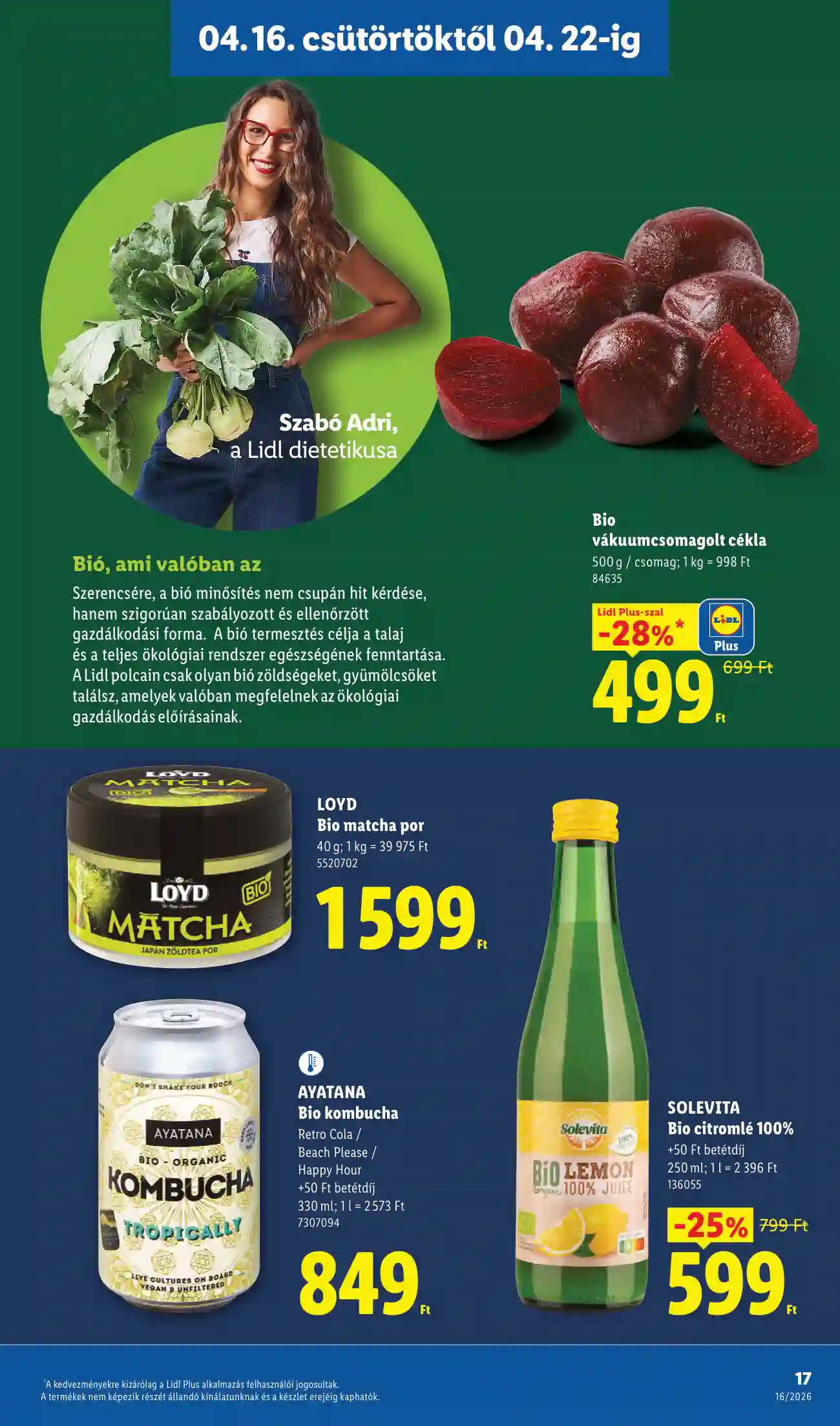 Lidl akciós újság 16. hét (Érvényes 04.16-tól) (9 oldal)