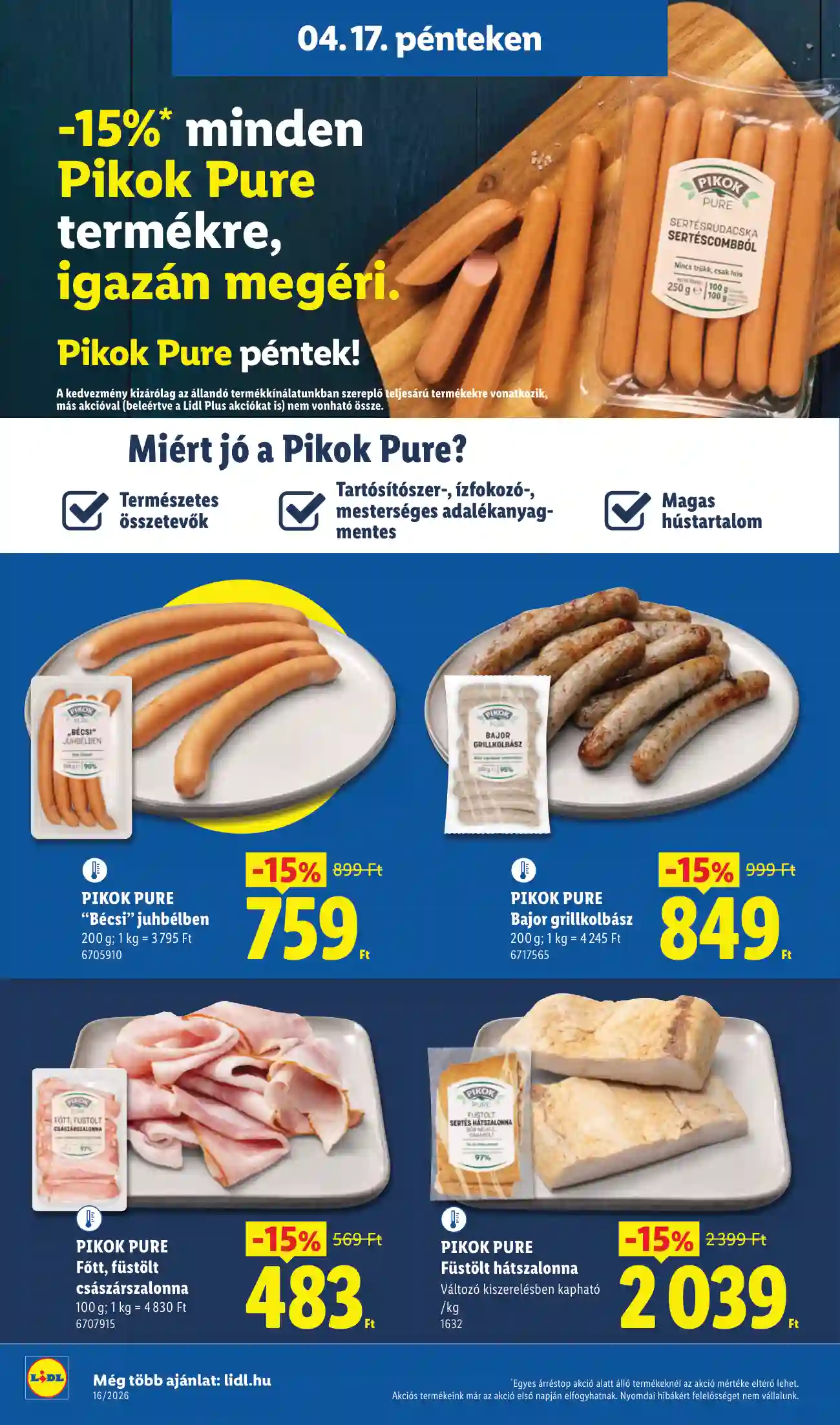 Lidl akciós újság 16. hét (Érvényes 04.16-tól) (19 oldal)