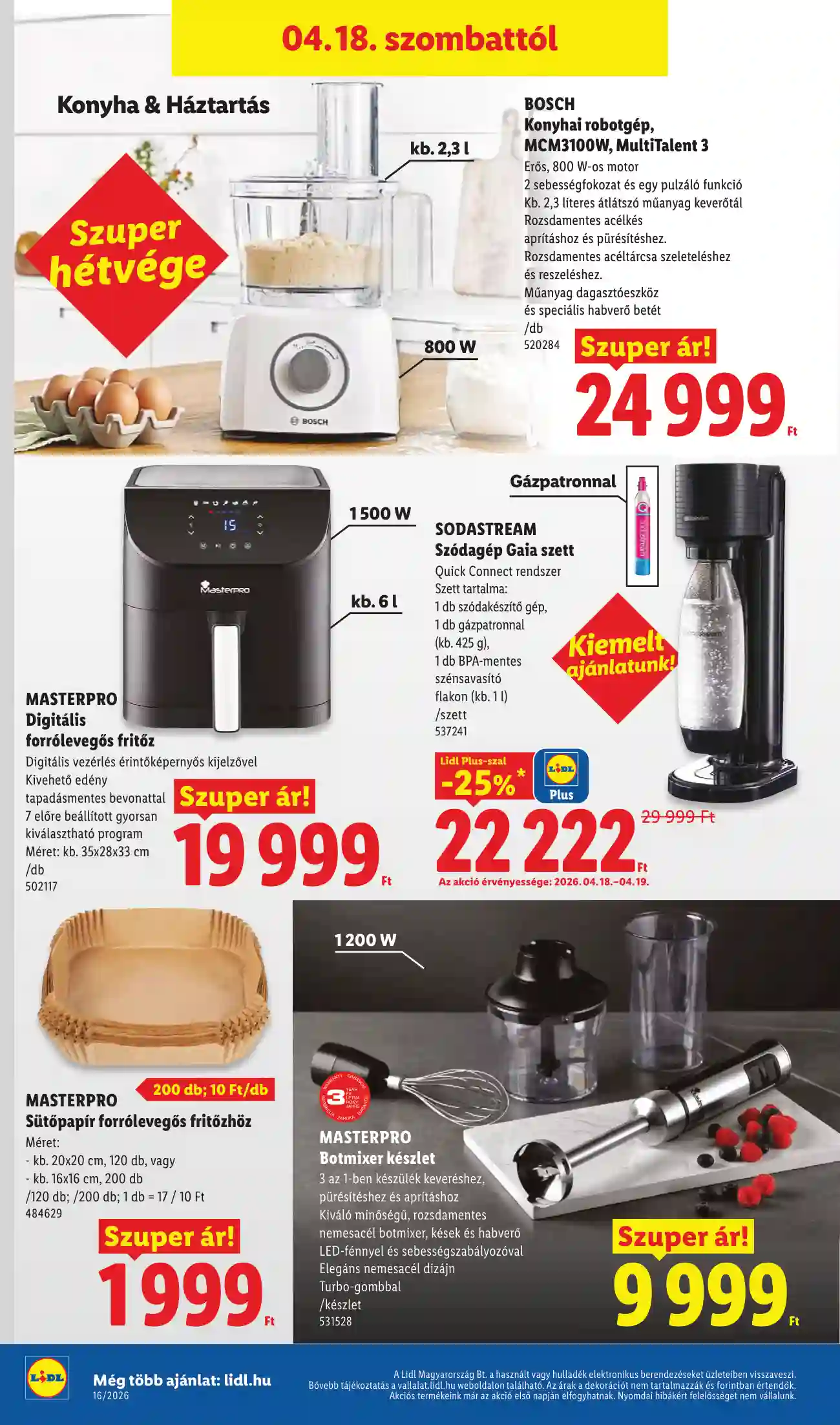 Lidl akciós újság 16. hét (Érvényes 04.16-tól) (23 oldal)