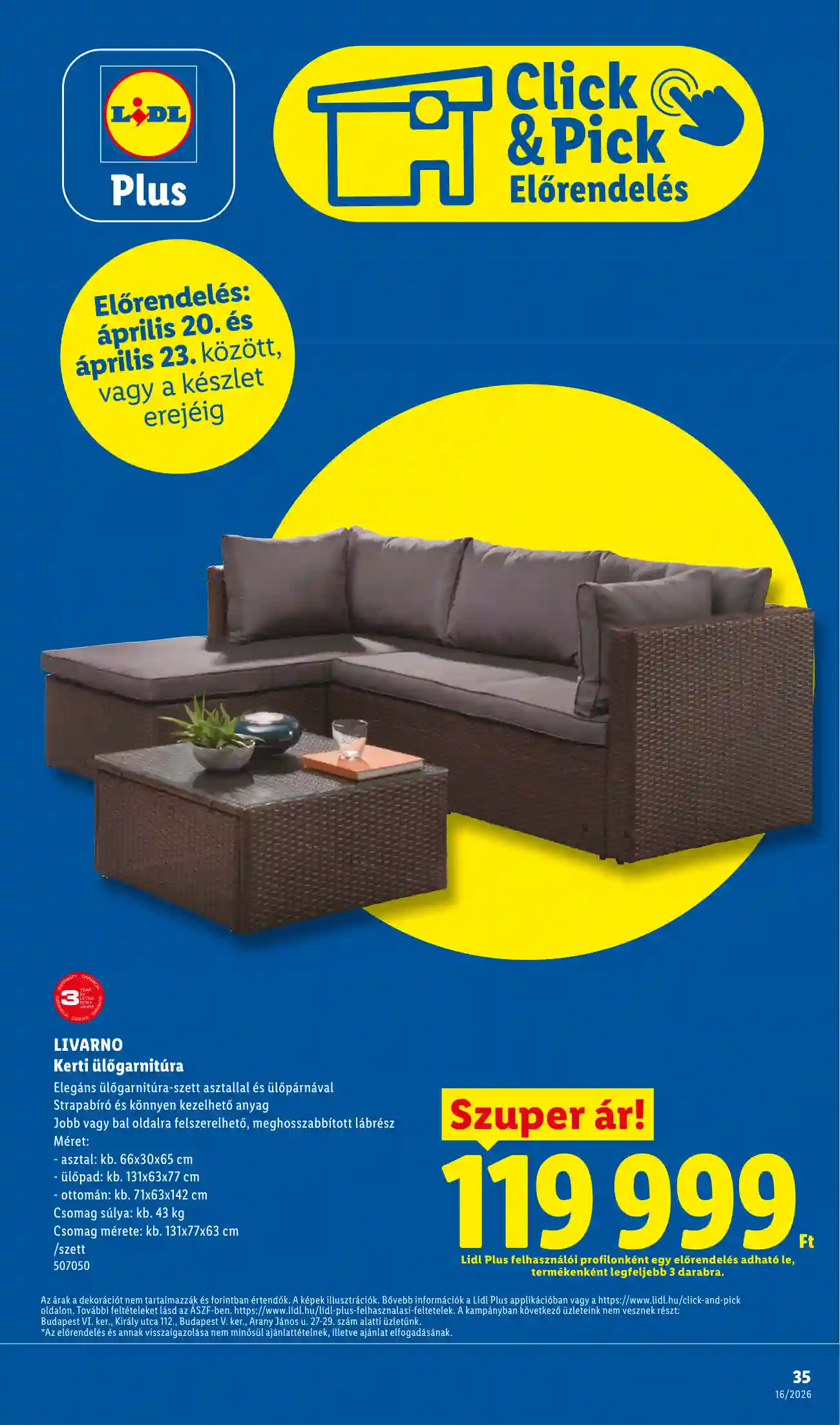 Lidl akciós újság 16. hét (Érvényes 04.16-tól) (29 oldal)