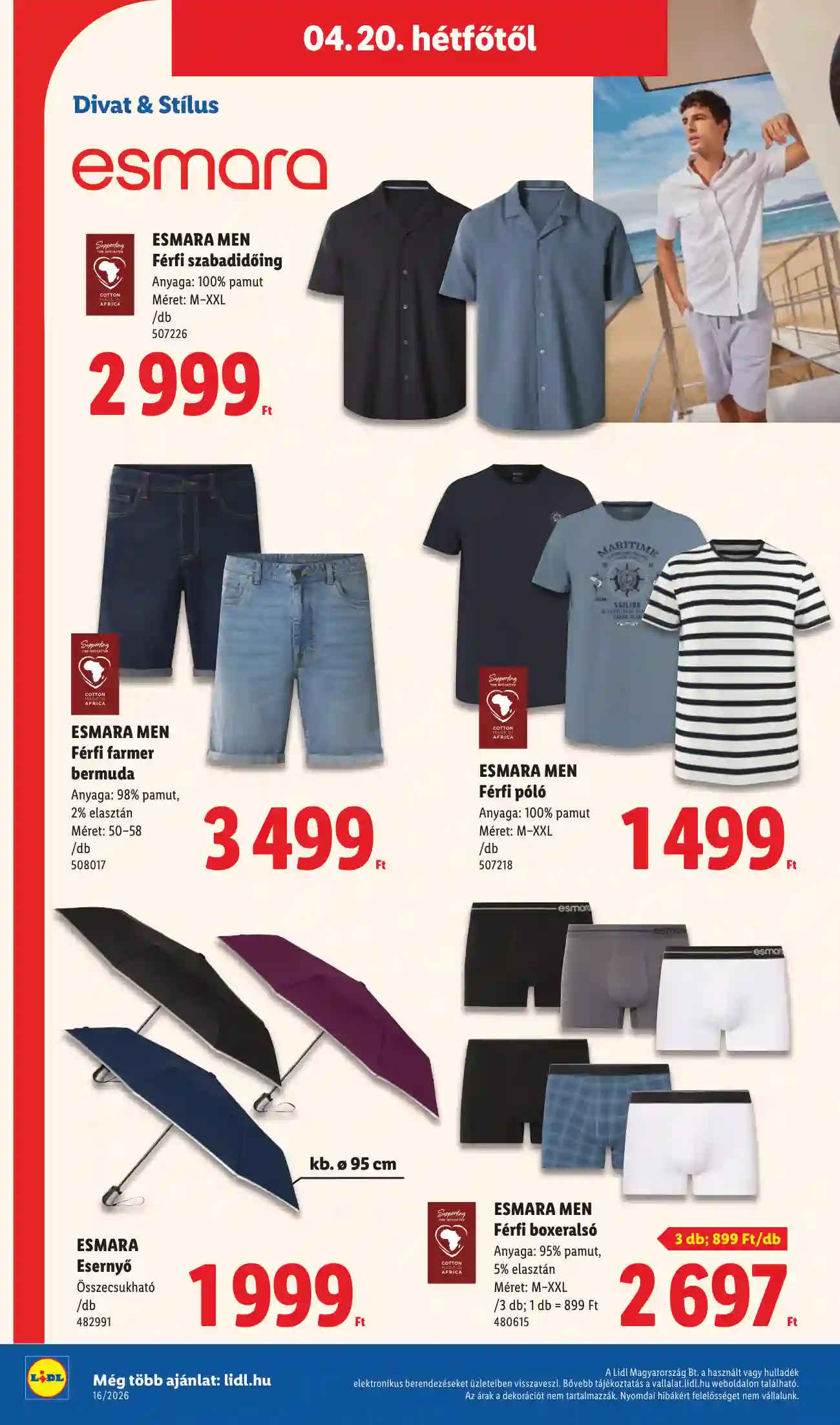 Lidl akciós újság 16. hét (Érvényes 04.16-tól) (34 oldal)