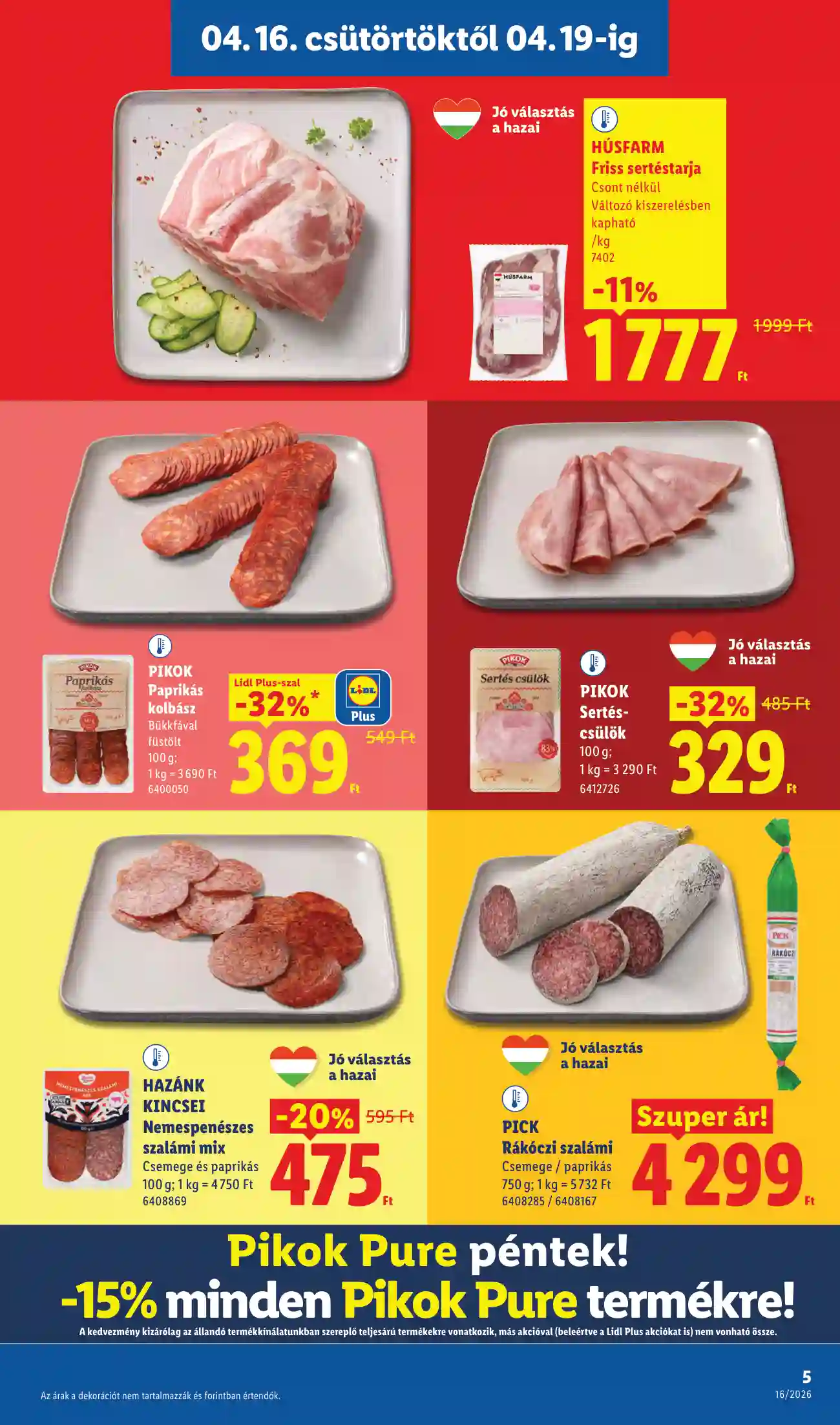 Lidl akciós újság 16. hét (Érvényes 04.16-tól) (35 oldal)