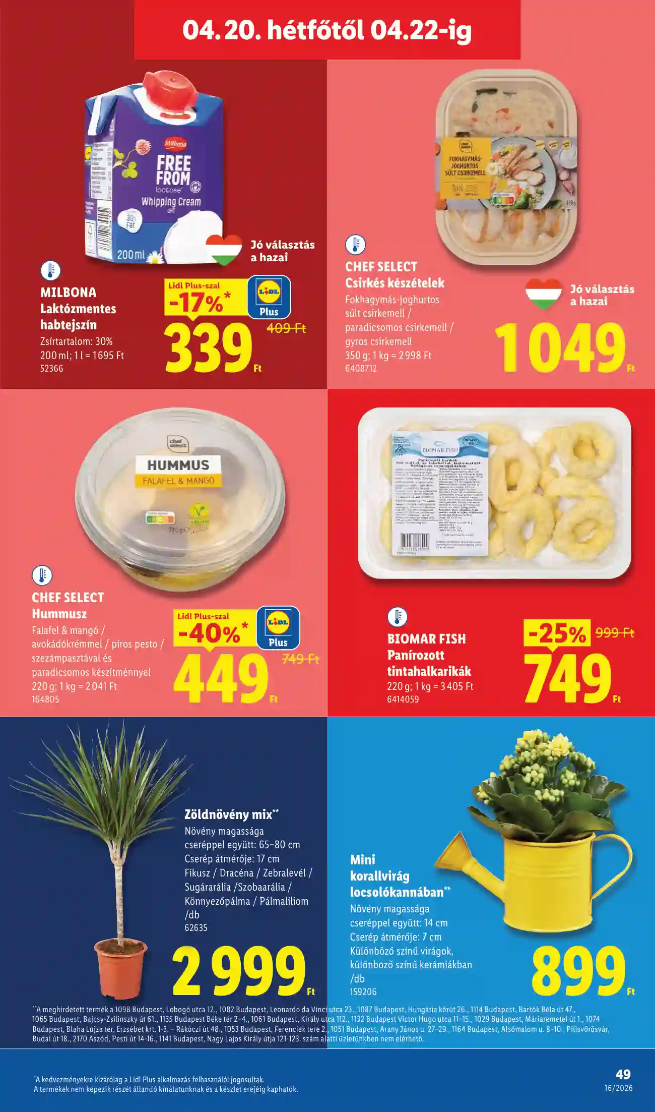 Lidl akciós újság 16. hét (Érvényes 04.16-tól) (44 oldal)
