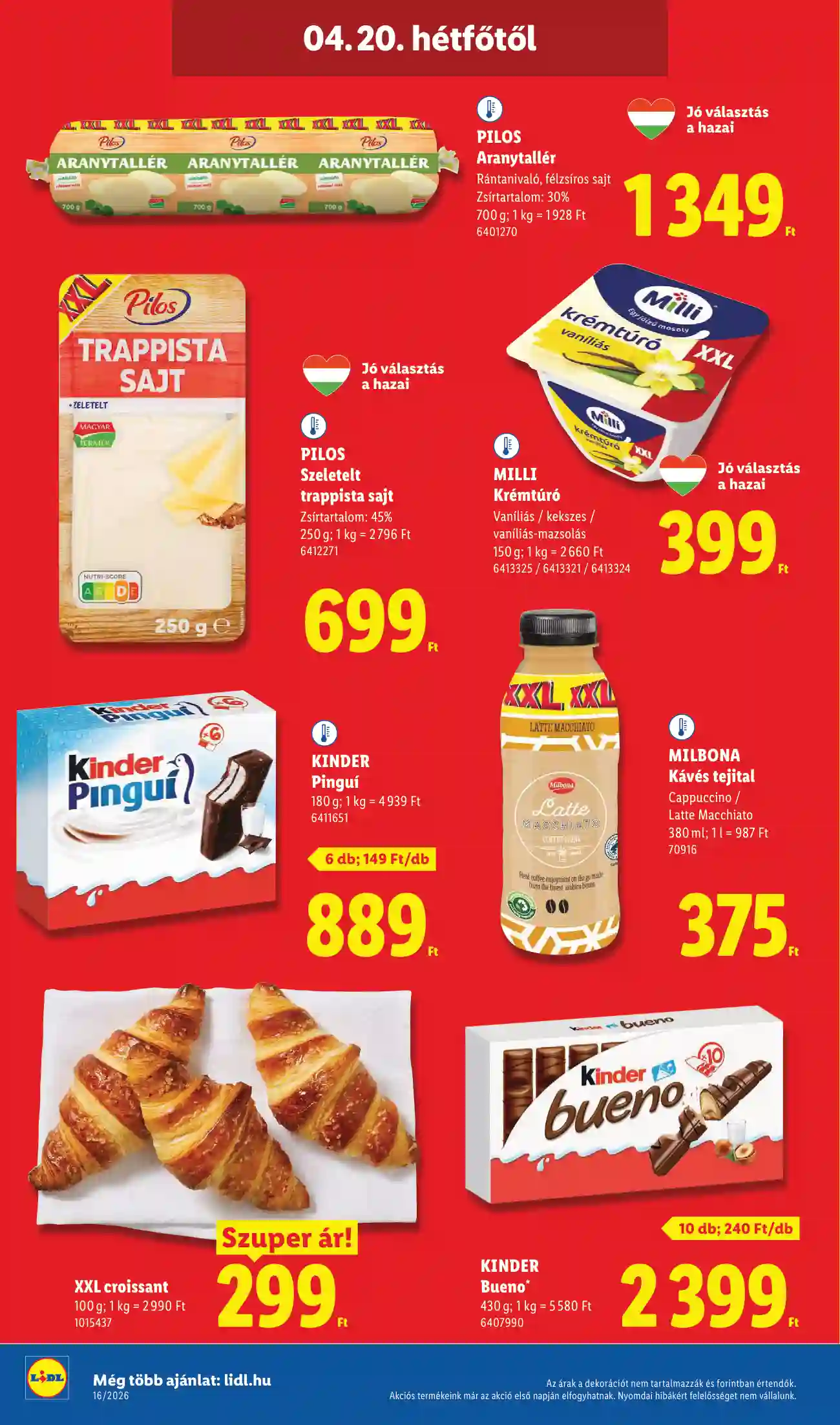 Lidl akciós újság 16. hét (Érvényes 04.16-tól) (48 oldal)