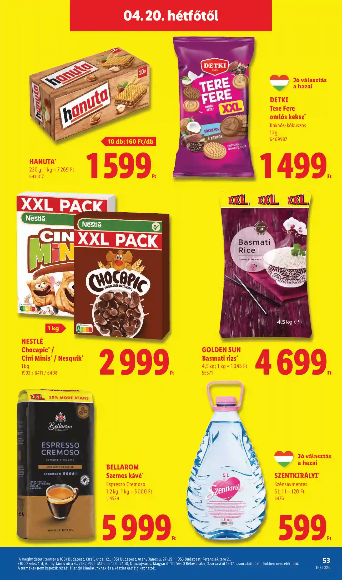 Lidl akciós újság 16. hét (Érvényes 04.16-tól) (49 oldal)