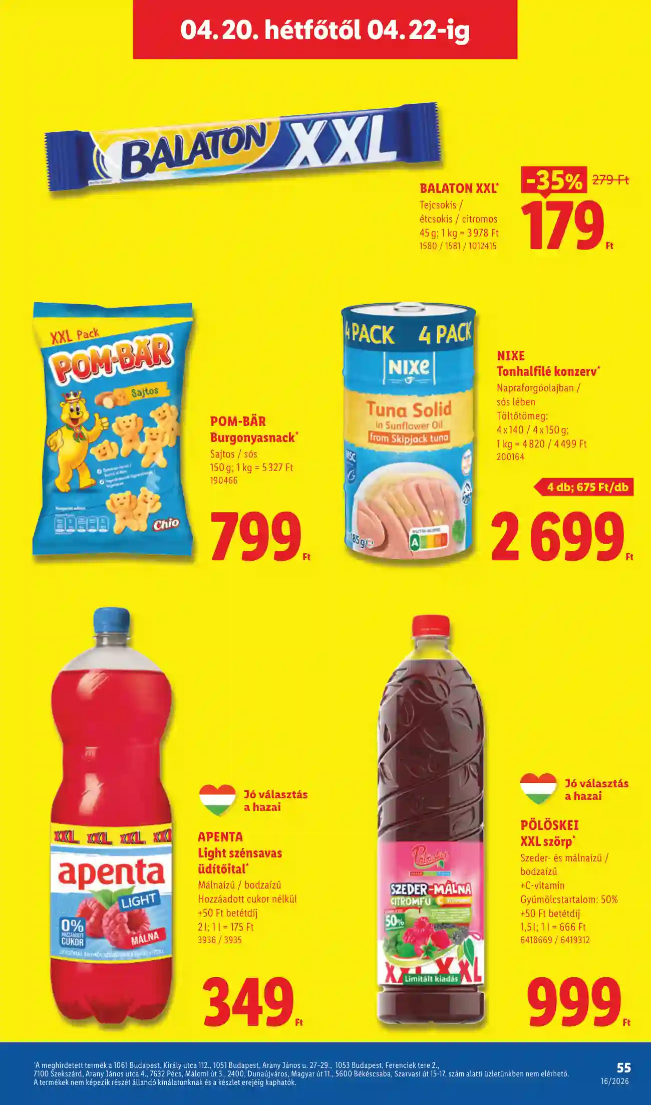 Lidl akciós újság 16. hét (Érvényes 04.16-tól) (51 oldal)
