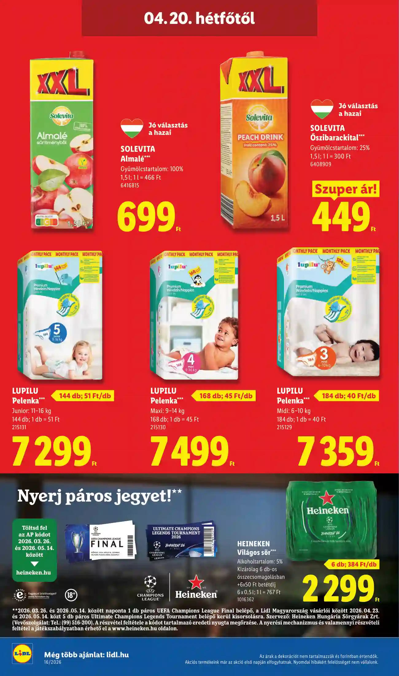 Lidl akciós újság 16. hét (Érvényes 04.16-tól) (52 oldal)