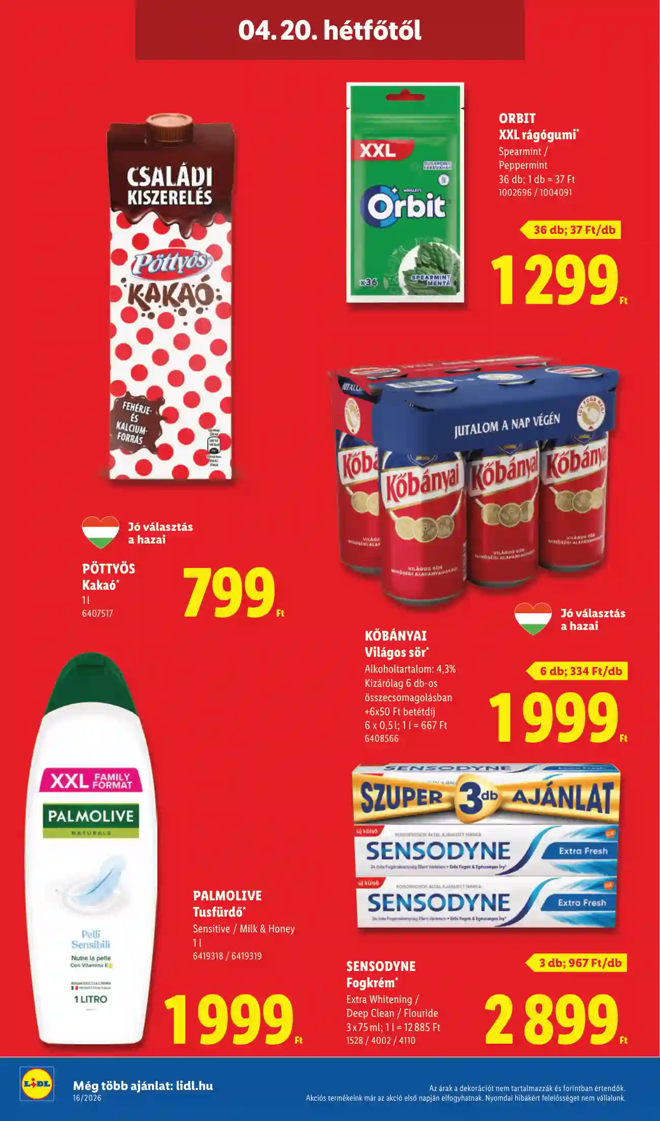 Lidl akciós újság 16. hét (Érvényes 04.16-tól) (54 oldal)