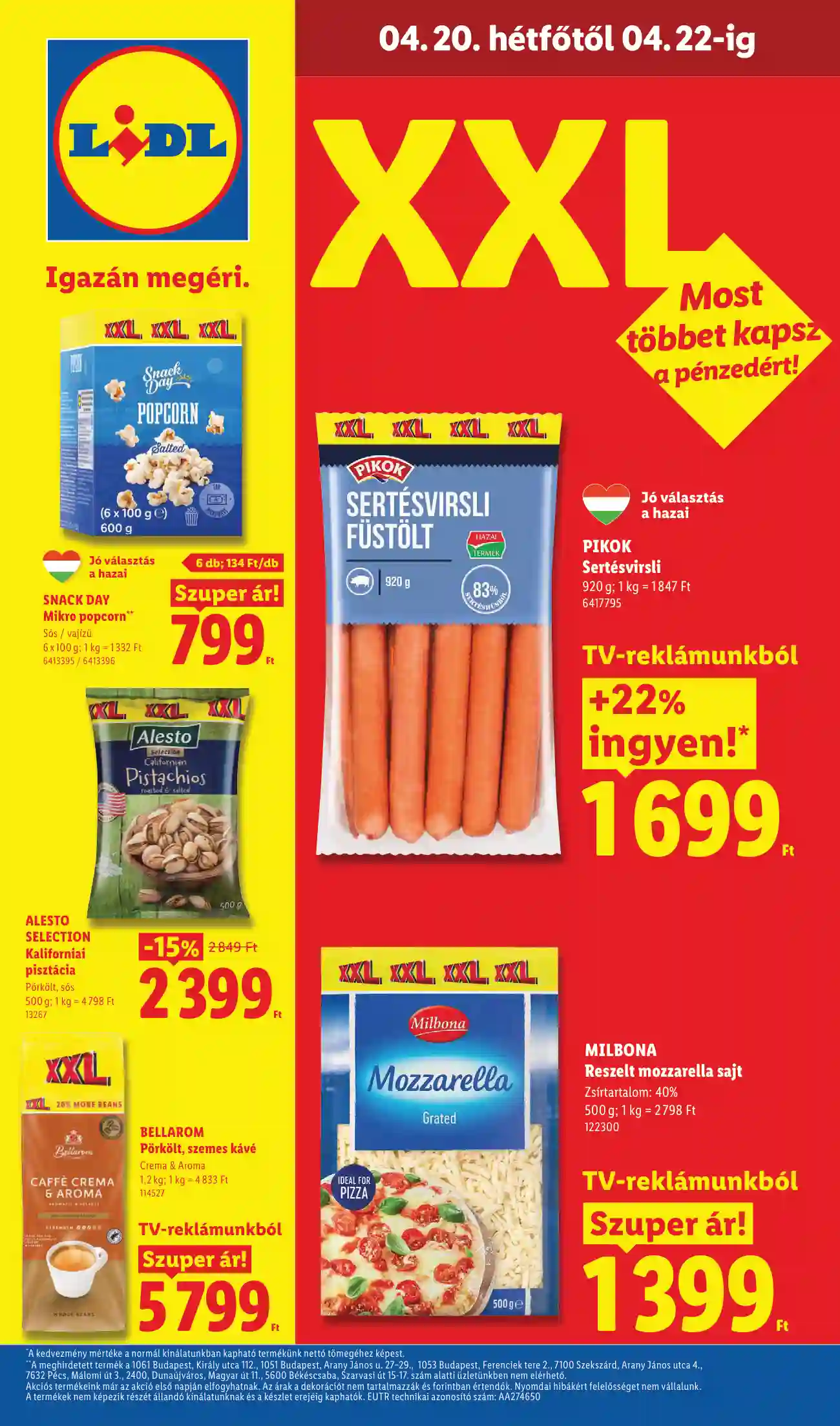 Lidl akciós újság 16. hét (Érvényes 04.16-tól) (56 oldal)
