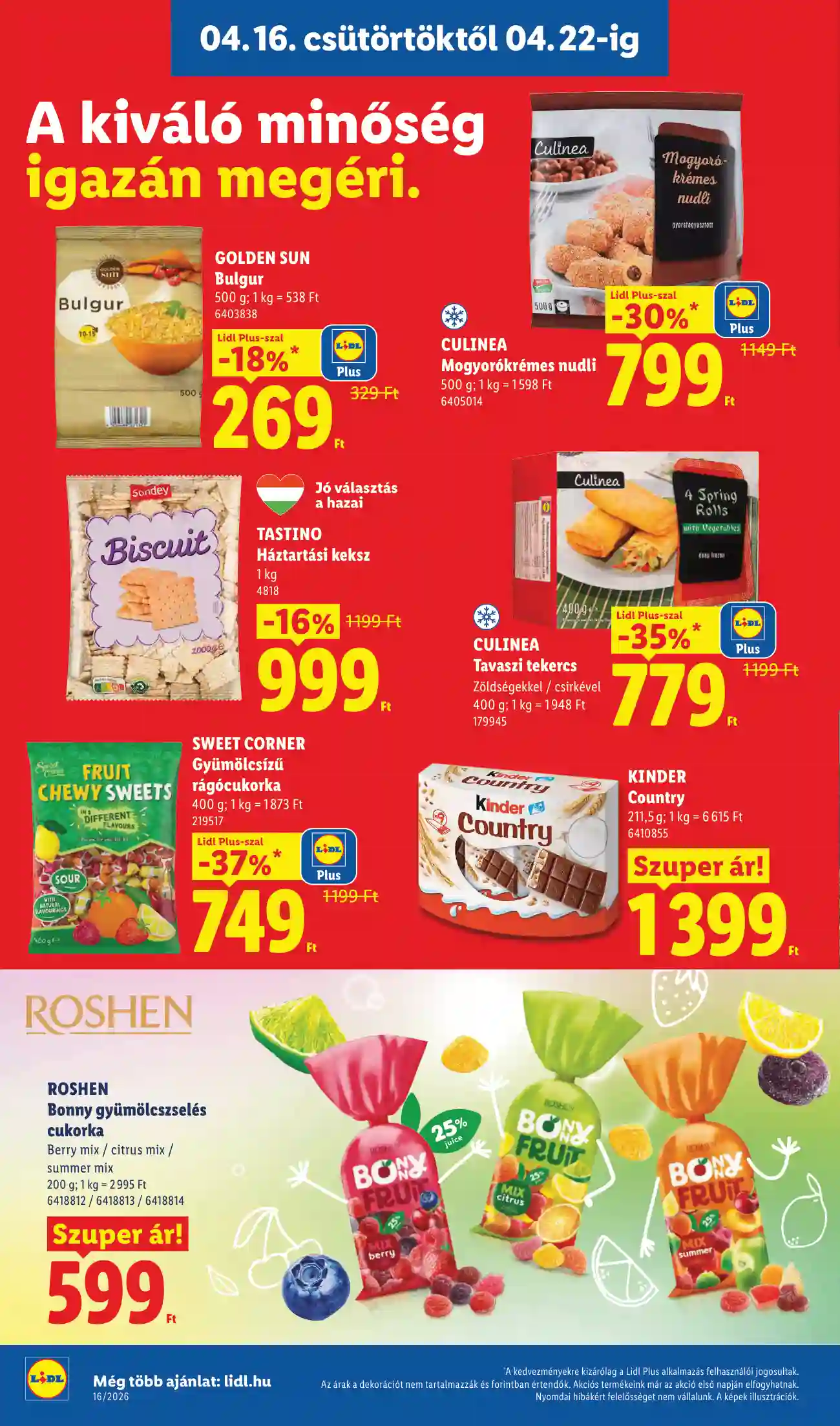 Lidl akciós újság 16. hét (Érvényes 04.16-tól) (58 oldal)