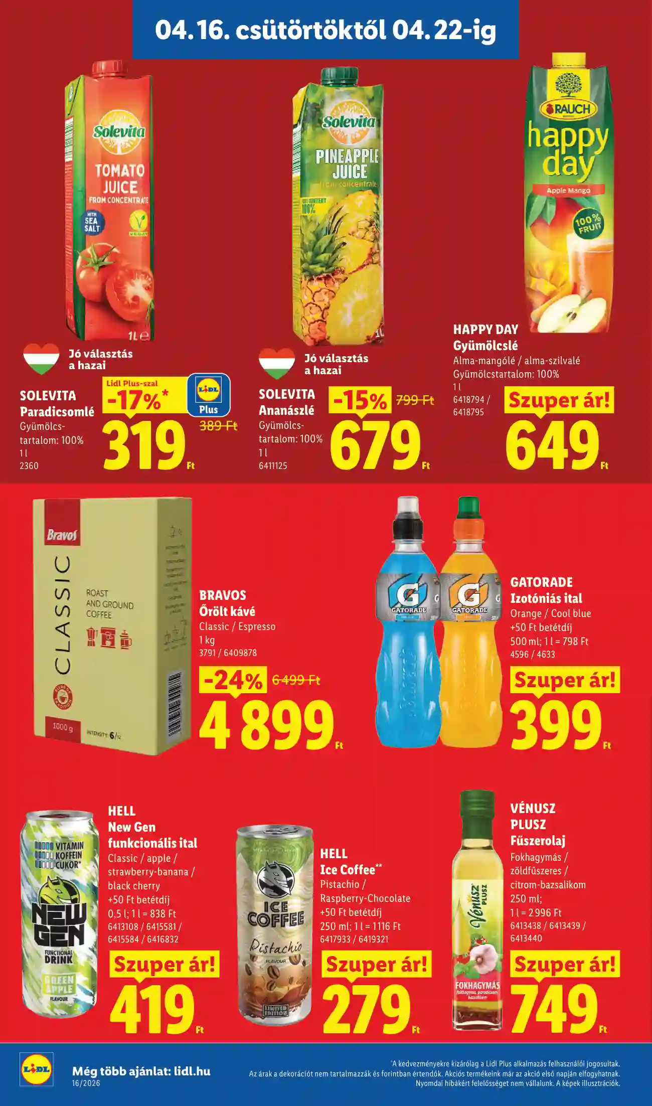 Lidl akciós újság 16. hét (Érvényes 04.16-tól) (60 oldal)