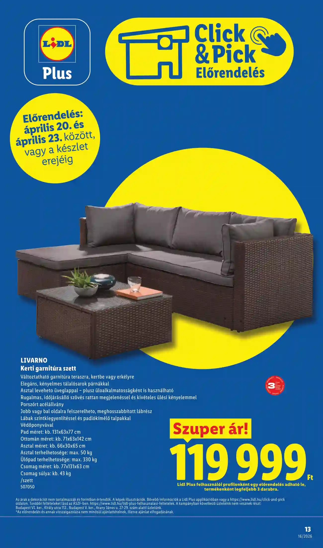 Lidl akciós újság 16. hét (Érvényes 04.16-tól) (5 oldal)