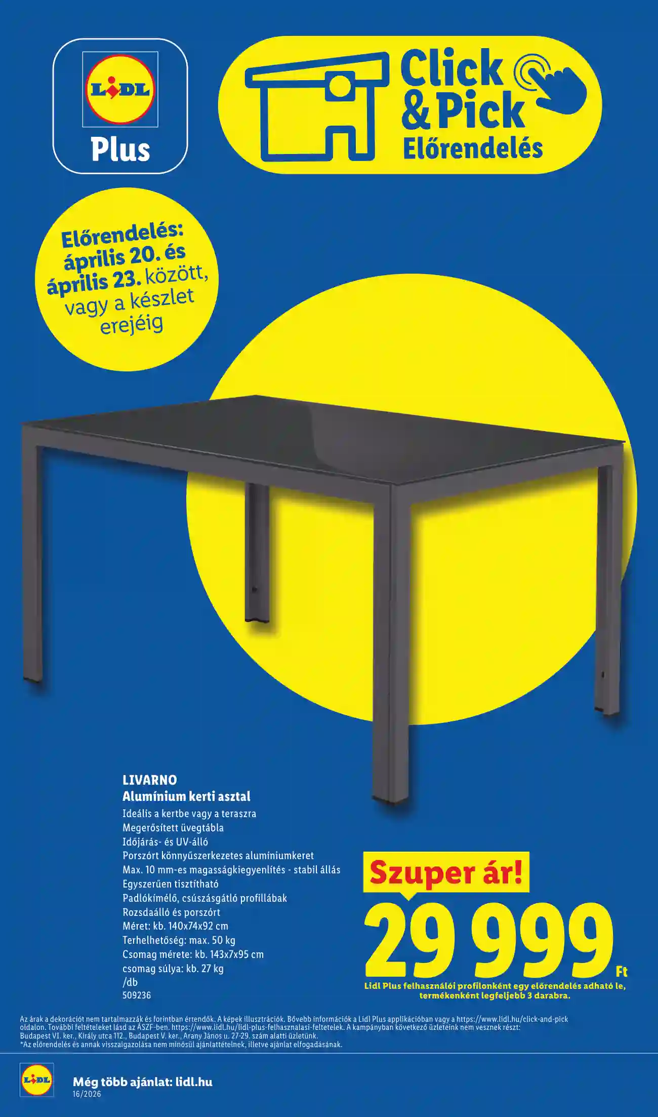 Lidl akciós újság 16. hét (Érvényes 04.16-tól) (6 oldal)