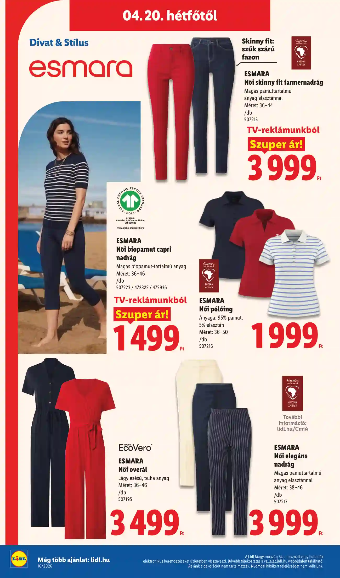 Lidl akciós újság 16. hét (Érvényes 04.16-tól) (8 oldal)