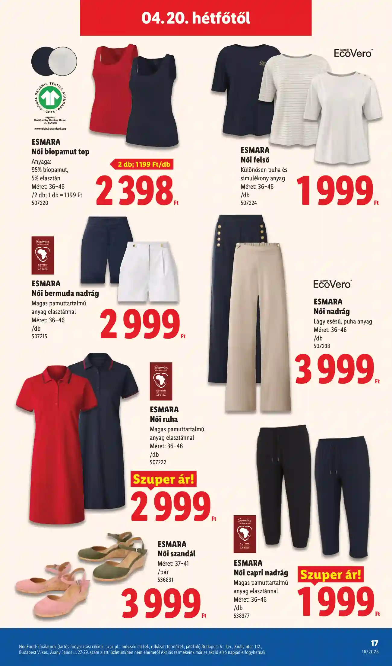 Lidl akciós újság 16. hét (Érvényes 04.16-tól) (9 oldal)