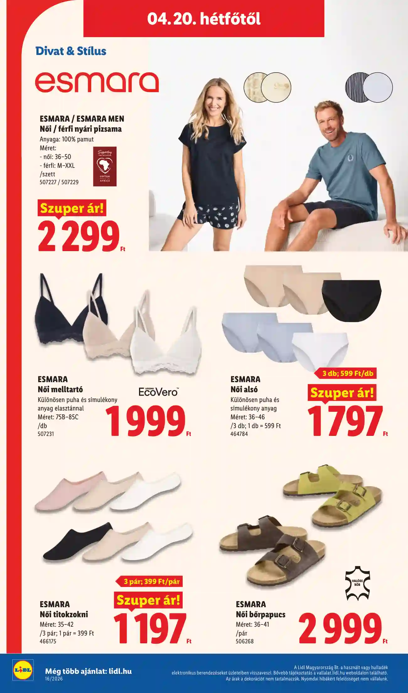Lidl akciós újság 16. hét (Érvényes 04.16-tól) (10 oldal)