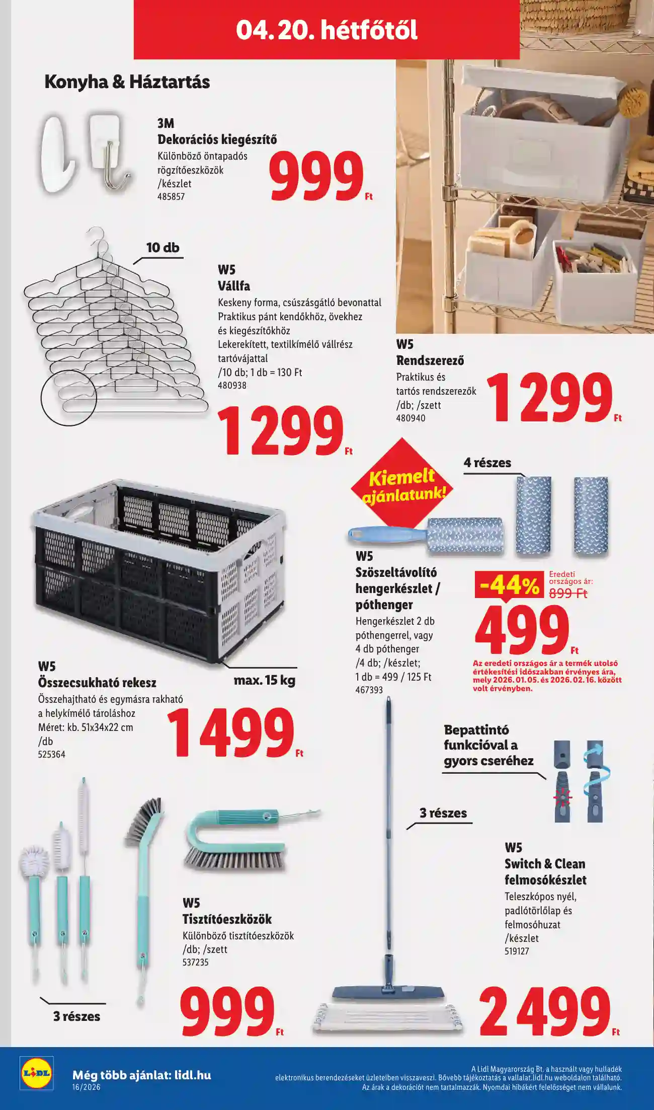 Lidl akciós újság 16. hét (Érvényes 04.16-tól) (17 oldal)