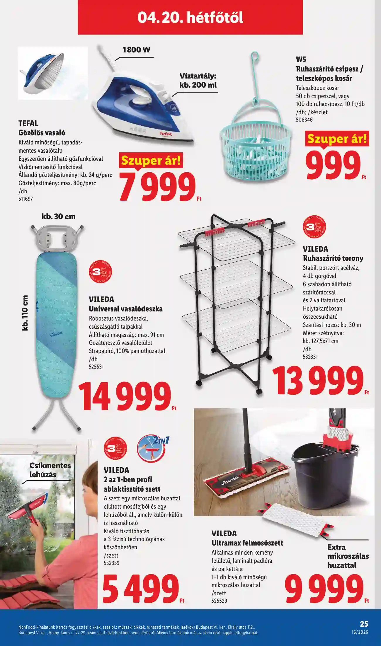 Lidl akciós újság 16. hét (Érvényes 04.16-tól) (18 oldal)