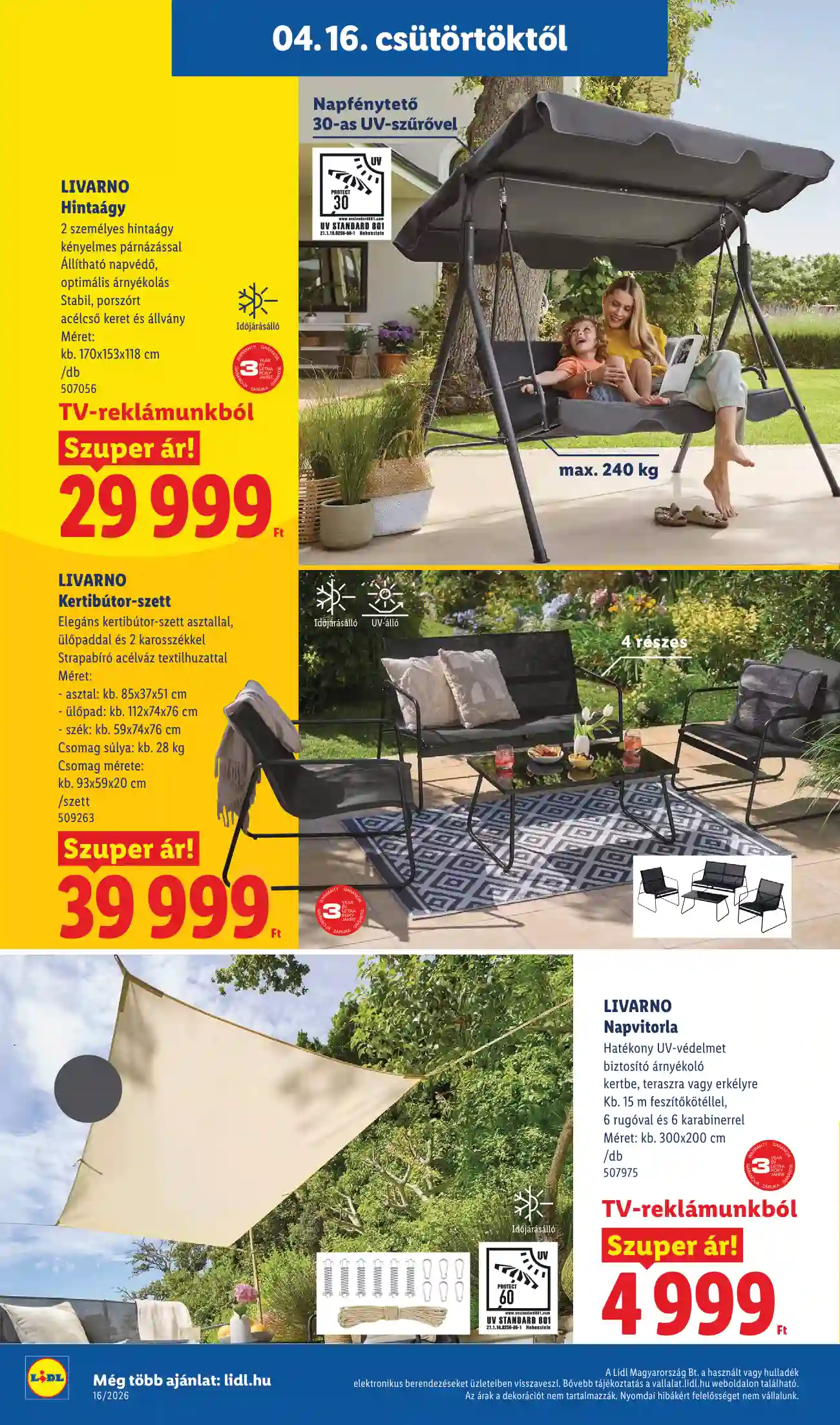 Lidl akciós újság 16. hét (Érvényes 04.16-tól) (20 oldal)