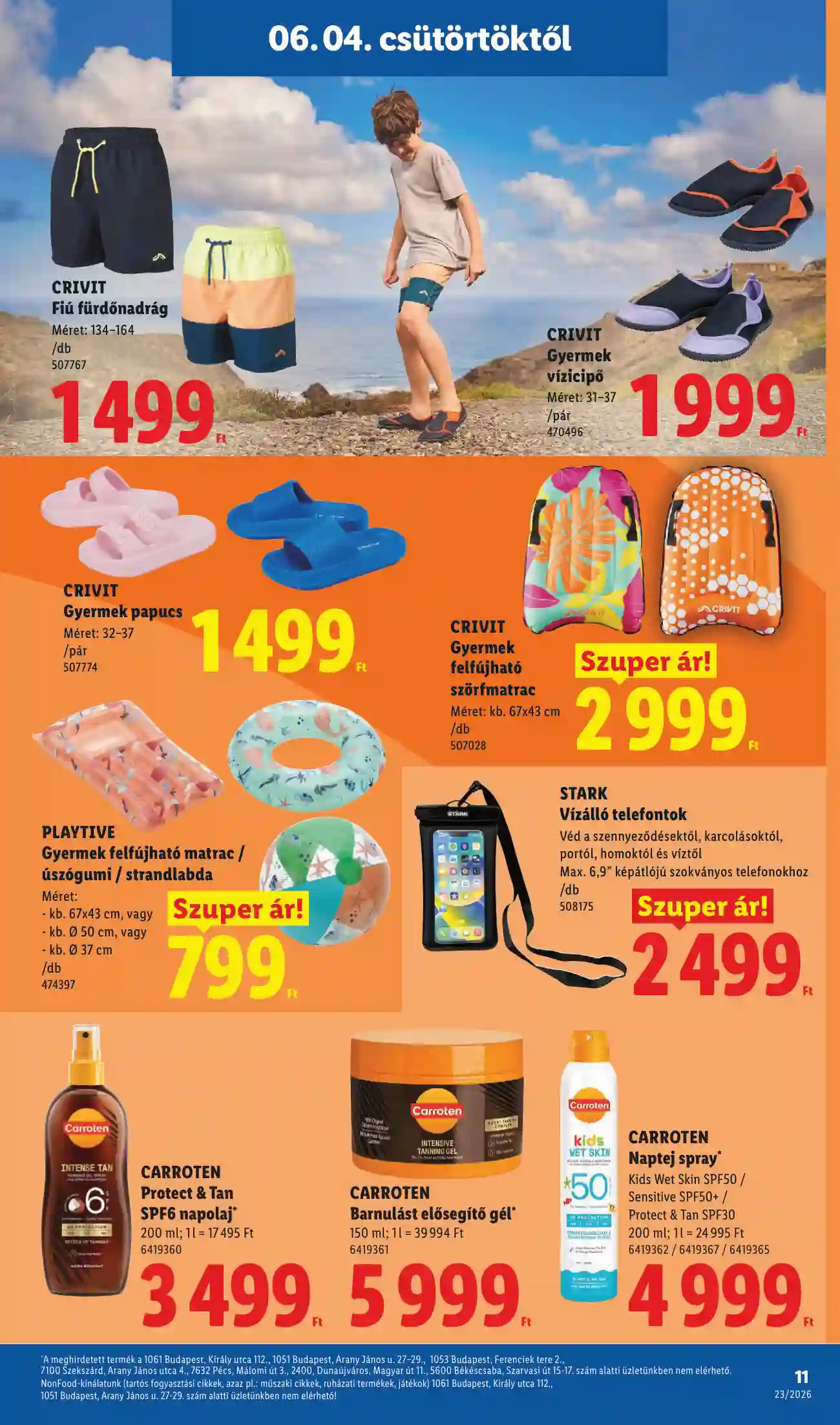 Lidl akciós újság 23. hét (Érvényes 06.04-től) (3 oldal)