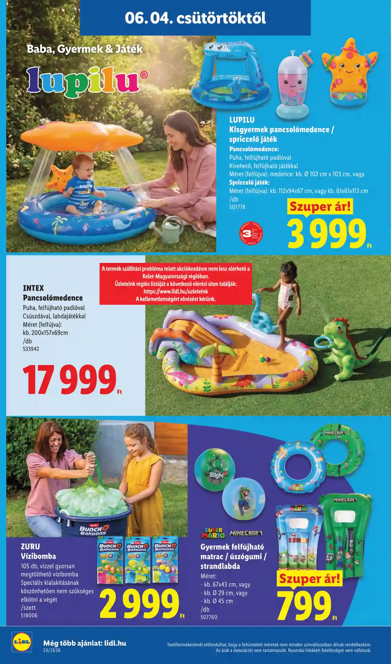Lidl akciós újság 23. hét (Érvényes 06.04-től) (6 oldal)