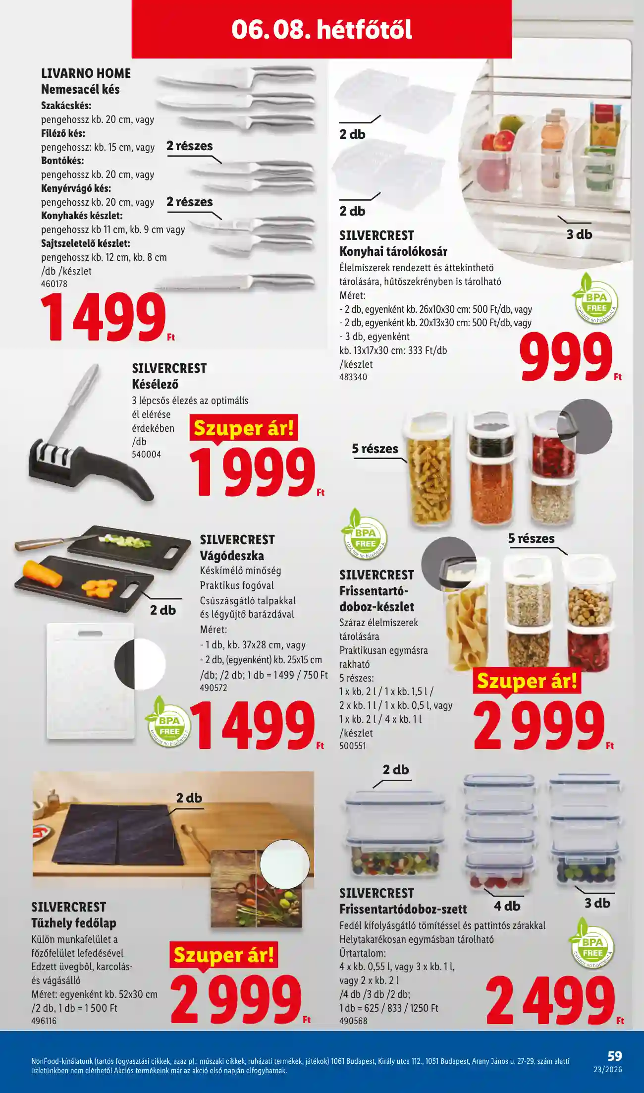 Lidl akciós újság 23. hét (Érvényes 06.04-től) (20 oldal)