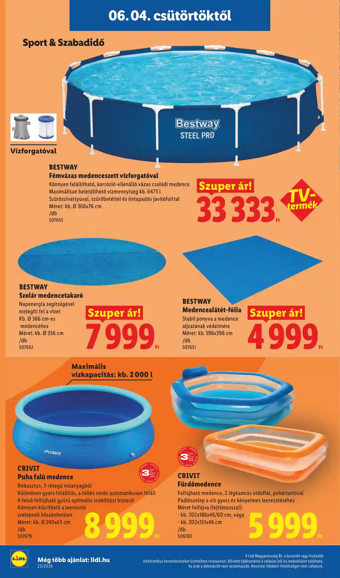 Lidl akciós újság 23. hét (Érvényes 06.04-től) (24 oldal)