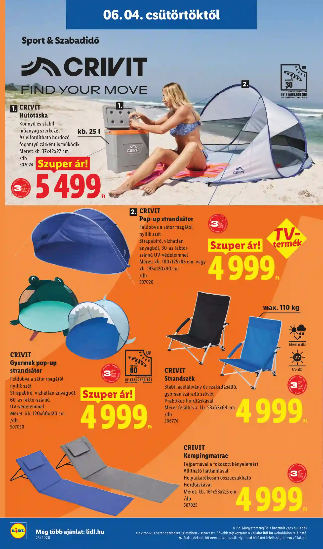 Lidl akciós újság 23. hét (Érvényes 06.04-től) (30 oldal)