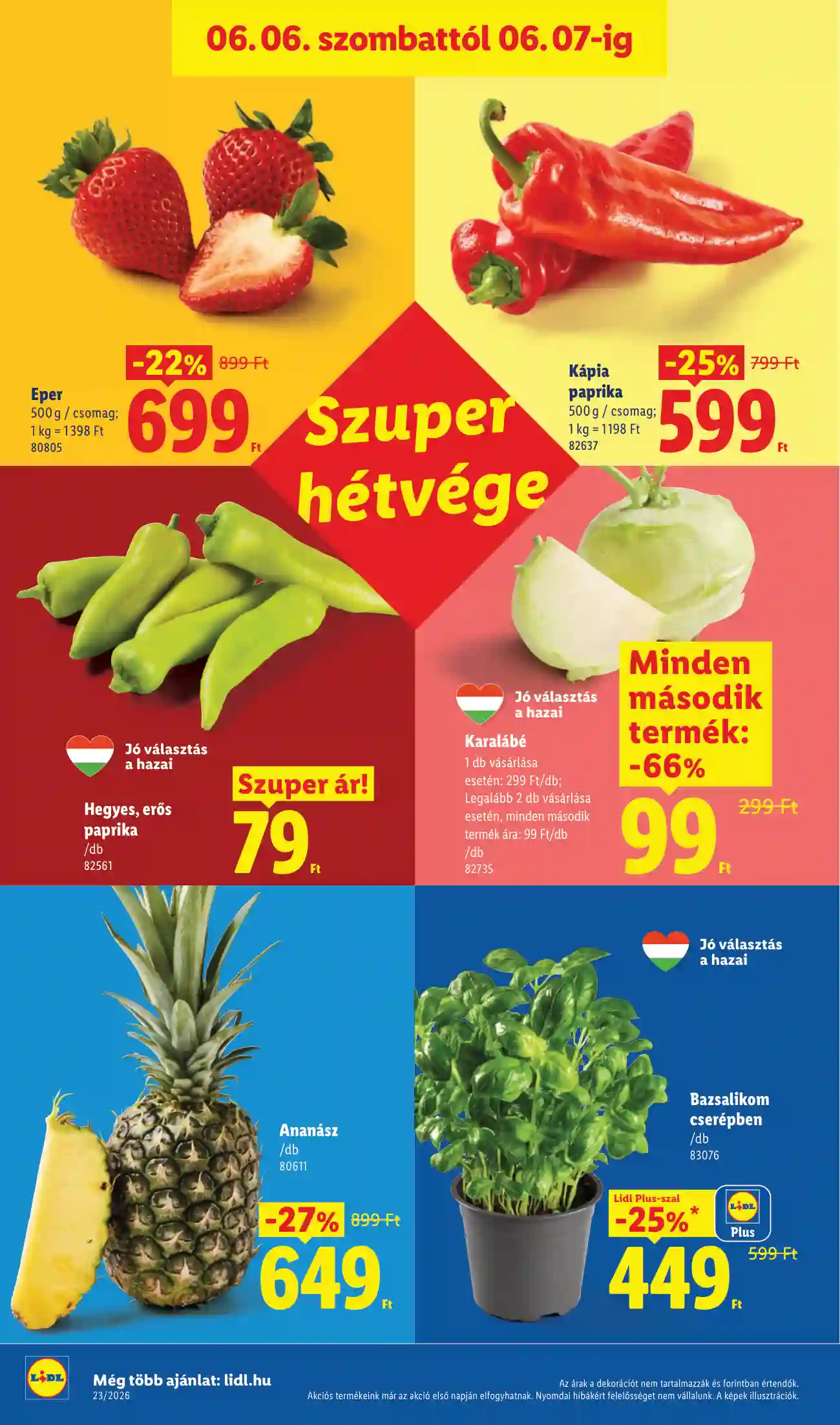 Lidl akciós újság 23. hét (Érvényes 06.04-től) (50 oldal)