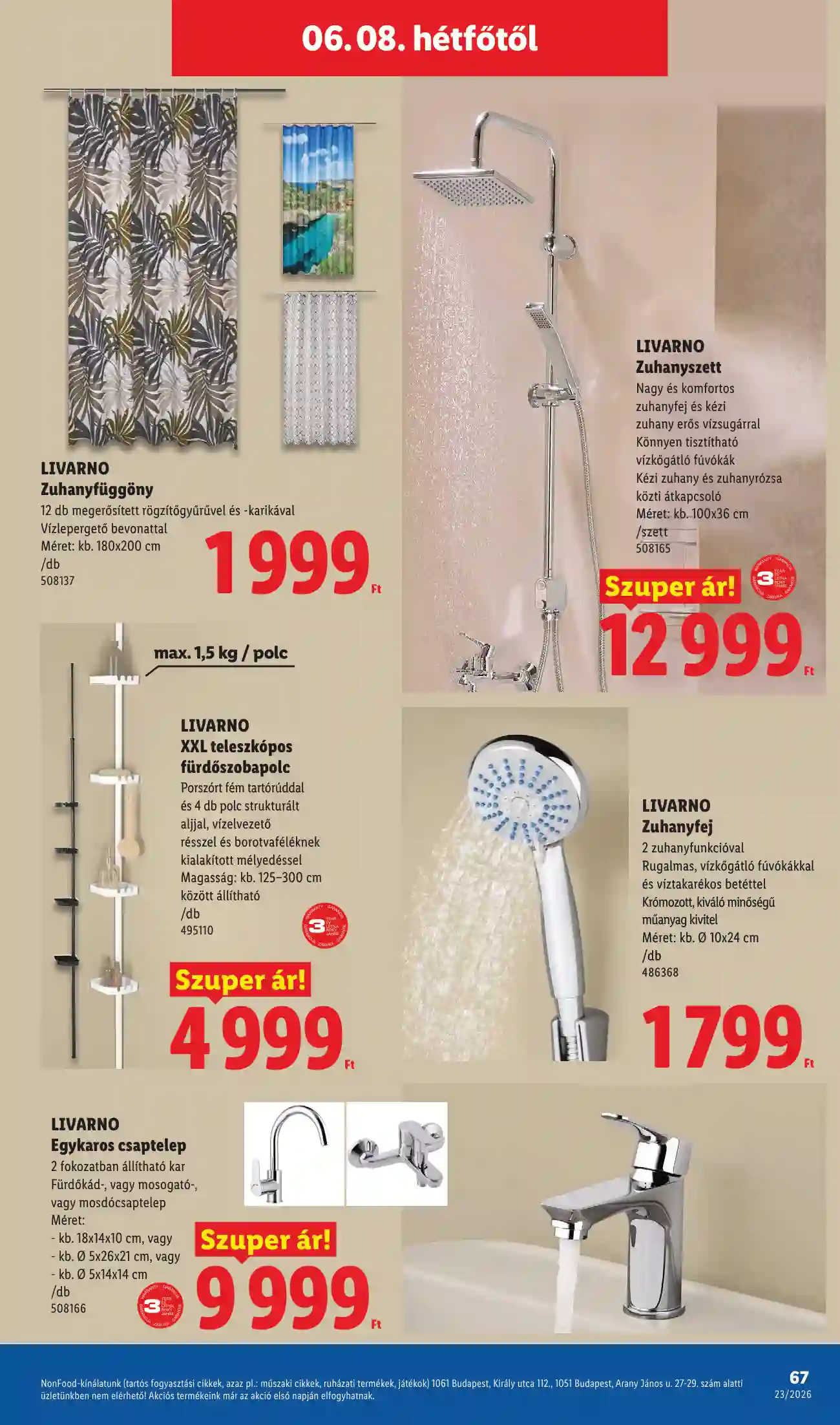 Lidl akciós újság 23. hét (Érvényes 06.04-től) (64 oldal)