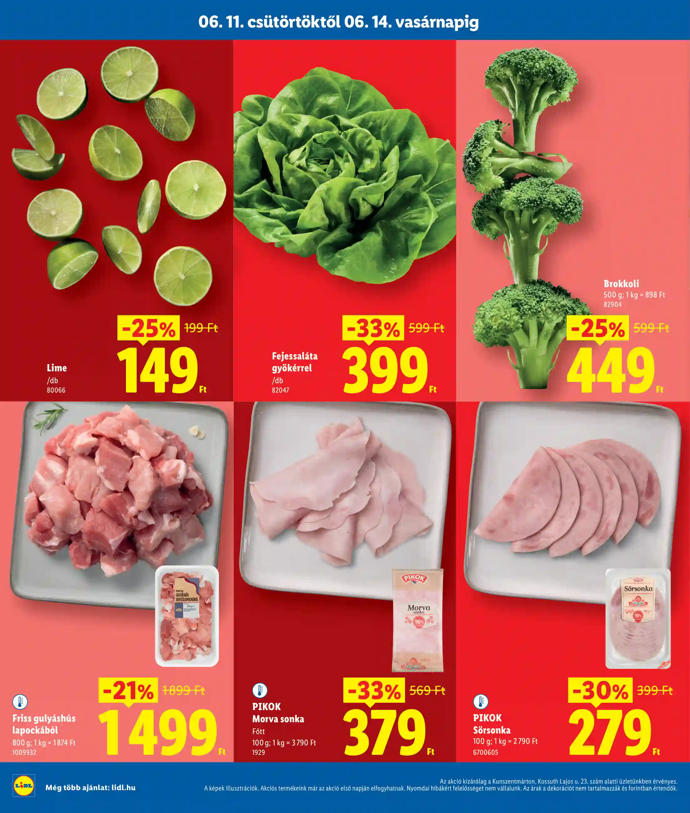 Lidl akciós újság 24. hét (Regionális akciók – Kunszentmárton) (2 oldal)